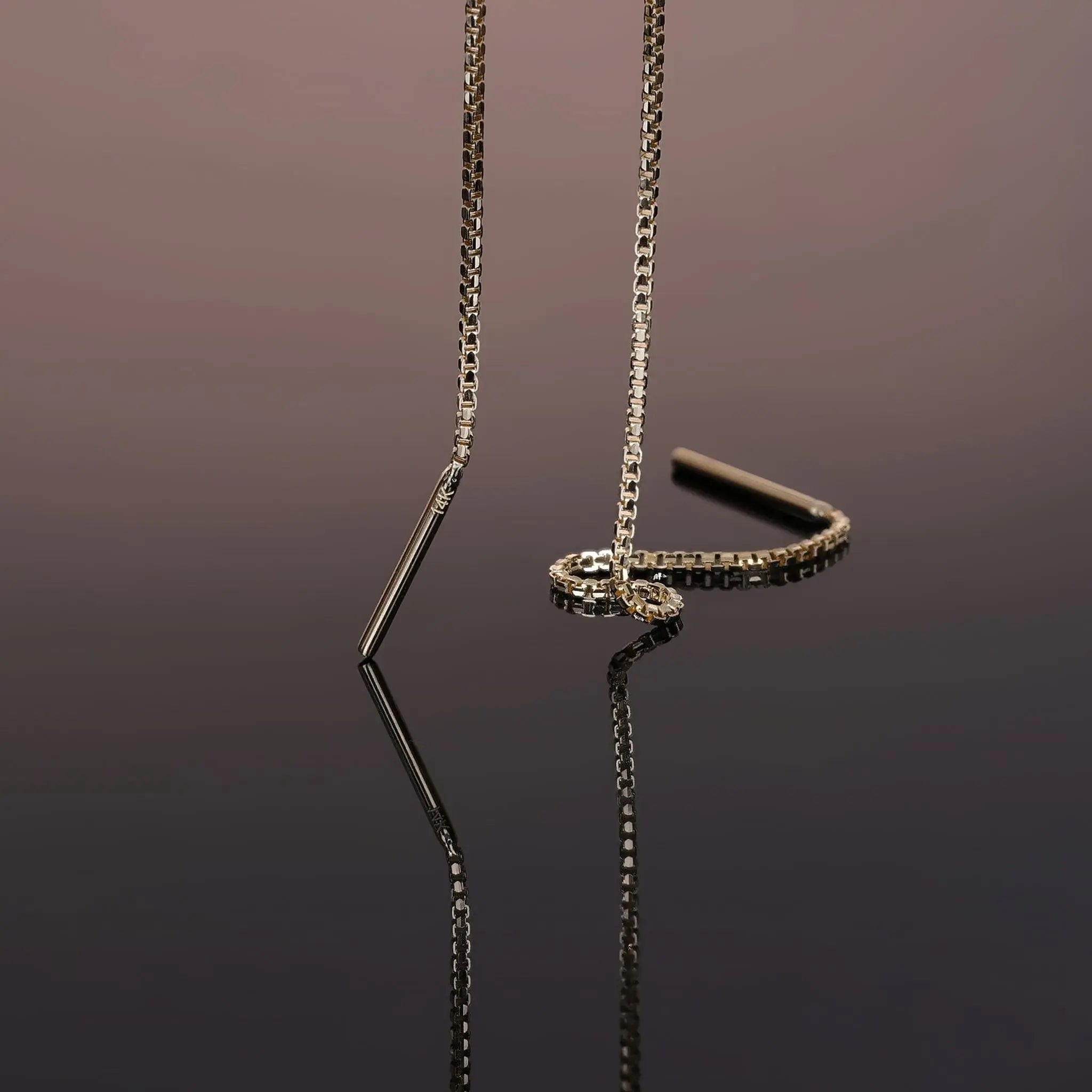 BEATTI Threaders BrillCut Box Chain Long Threader BrillCut Box Chain Long Threader