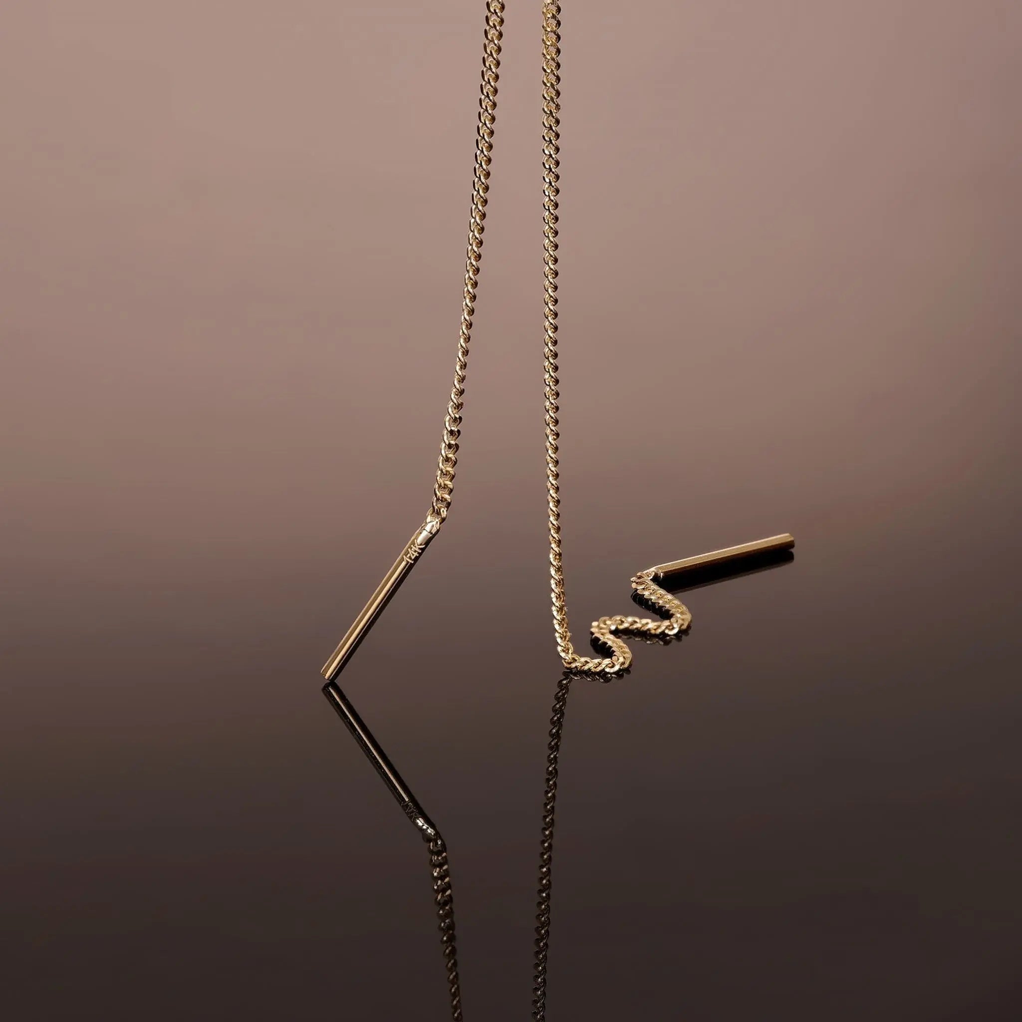 BEATTI Threaders Silky Curb Chain Long Threader Silky Curb Chain Long Threader