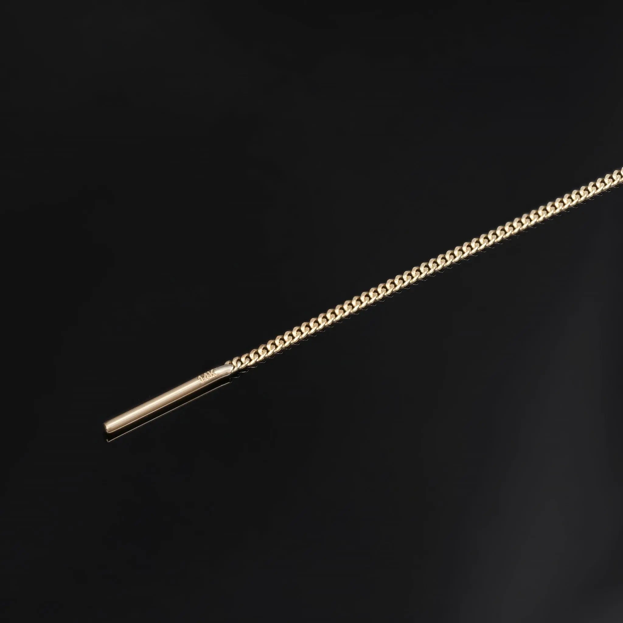 BEATTI Threaders Silky Curb Chain Long Threader Silky Curb Chain Long Threader