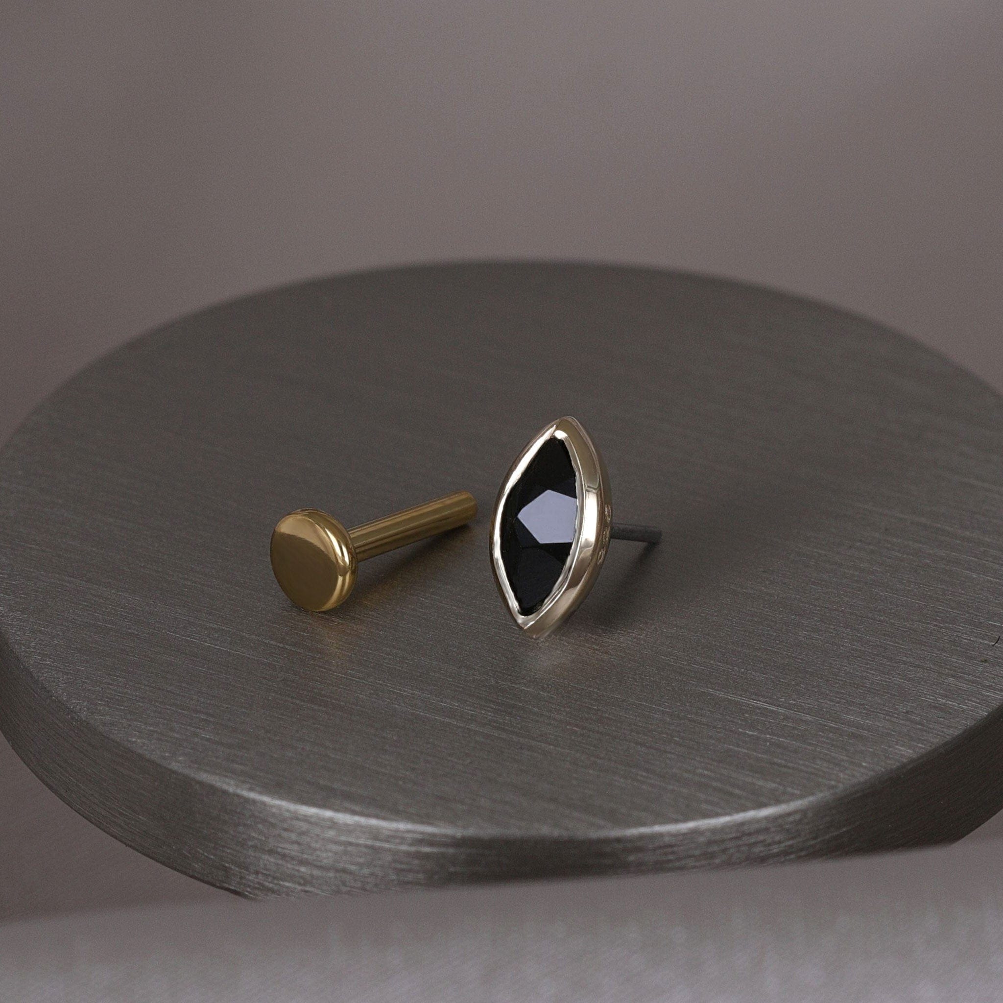 BEATTI Threadless Ends Aura • Black Spinel Threadless Ends Aura • Black Spinel Threadless Ends