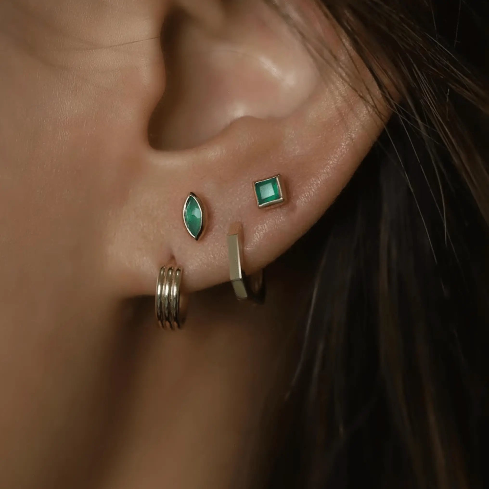 BEATTI Threadless Ends Aura • Natural Gemstone Threadless Ends Aura • Natural Gemstone Threadless Ends