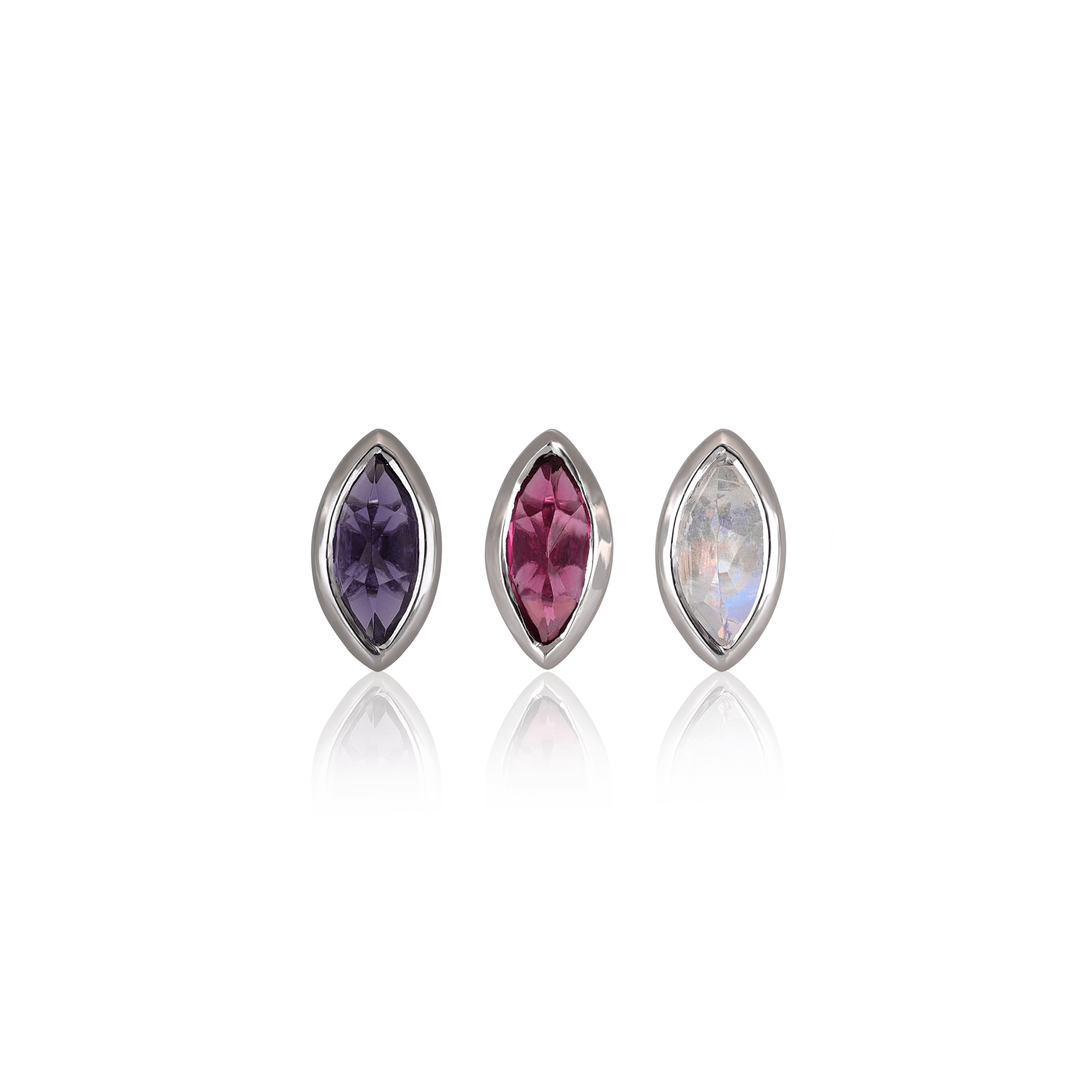 BEATTI Threadless Ends Aura • Natural Gemstone Threadless Ends Aura • Natural Gemstone Threadless Ends
