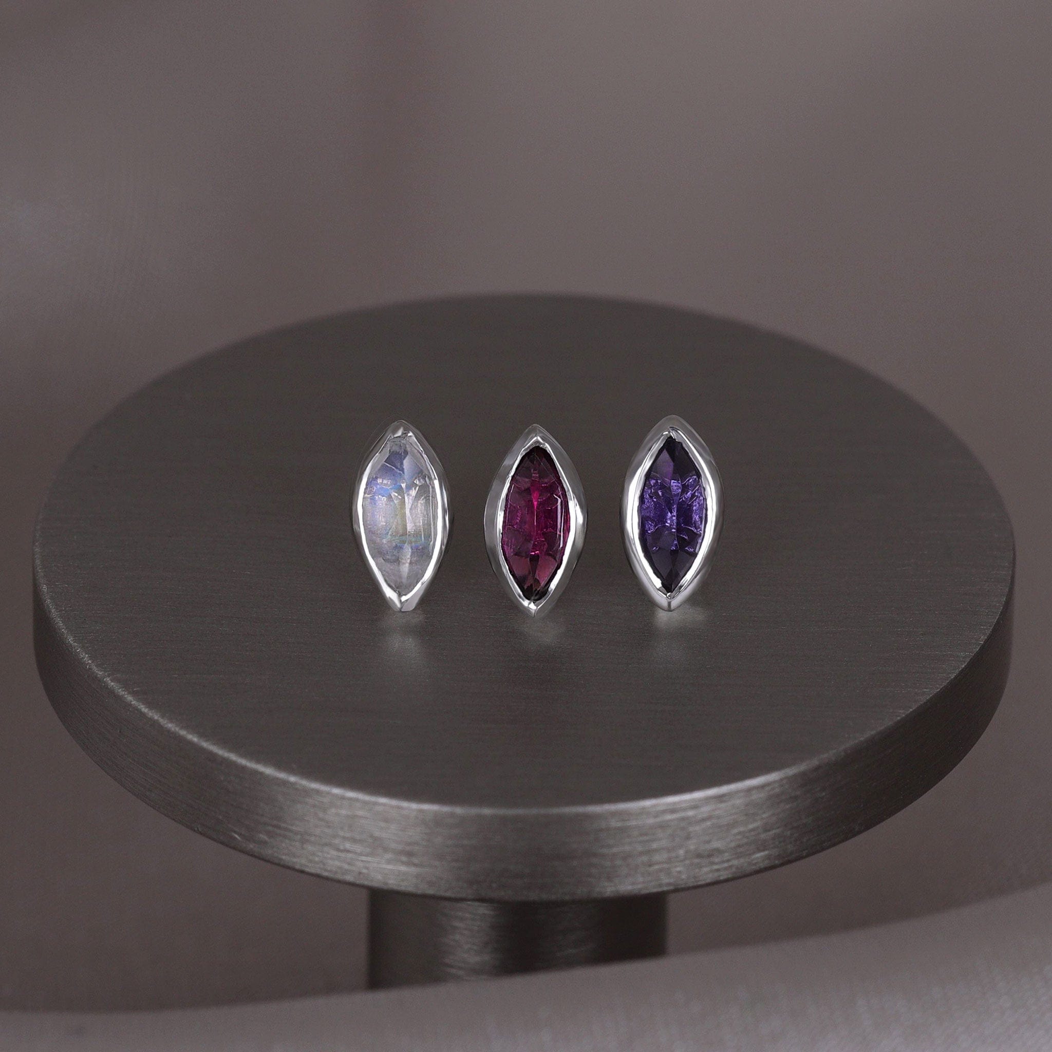 BEATTI Threadless Ends Aura • Natural Gemstone Threadless Ends Aura • Natural Gemstone Threadless Ends