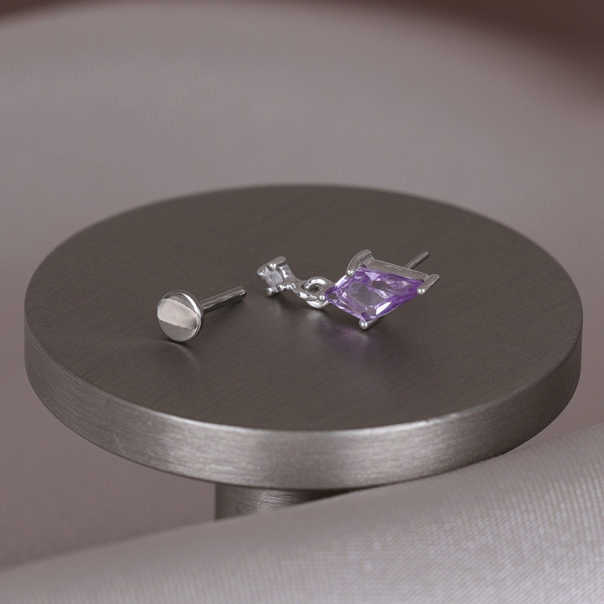 BEATTI Threadless Ends Celeste • Natural Gemstone Threadless Ends Celeste • Natural Gemstone Threadless Ends