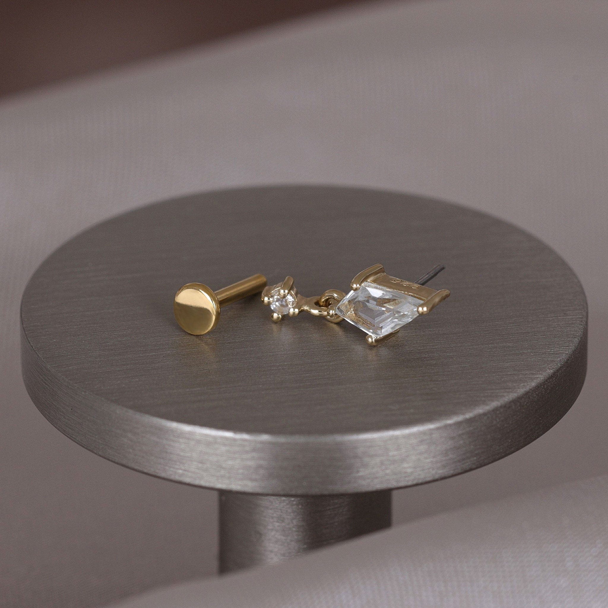 BEATTI Threadless Ends Celeste • Natural Gemstone Threadless Ends Celeste • Natural Gemstone Threadless Ends