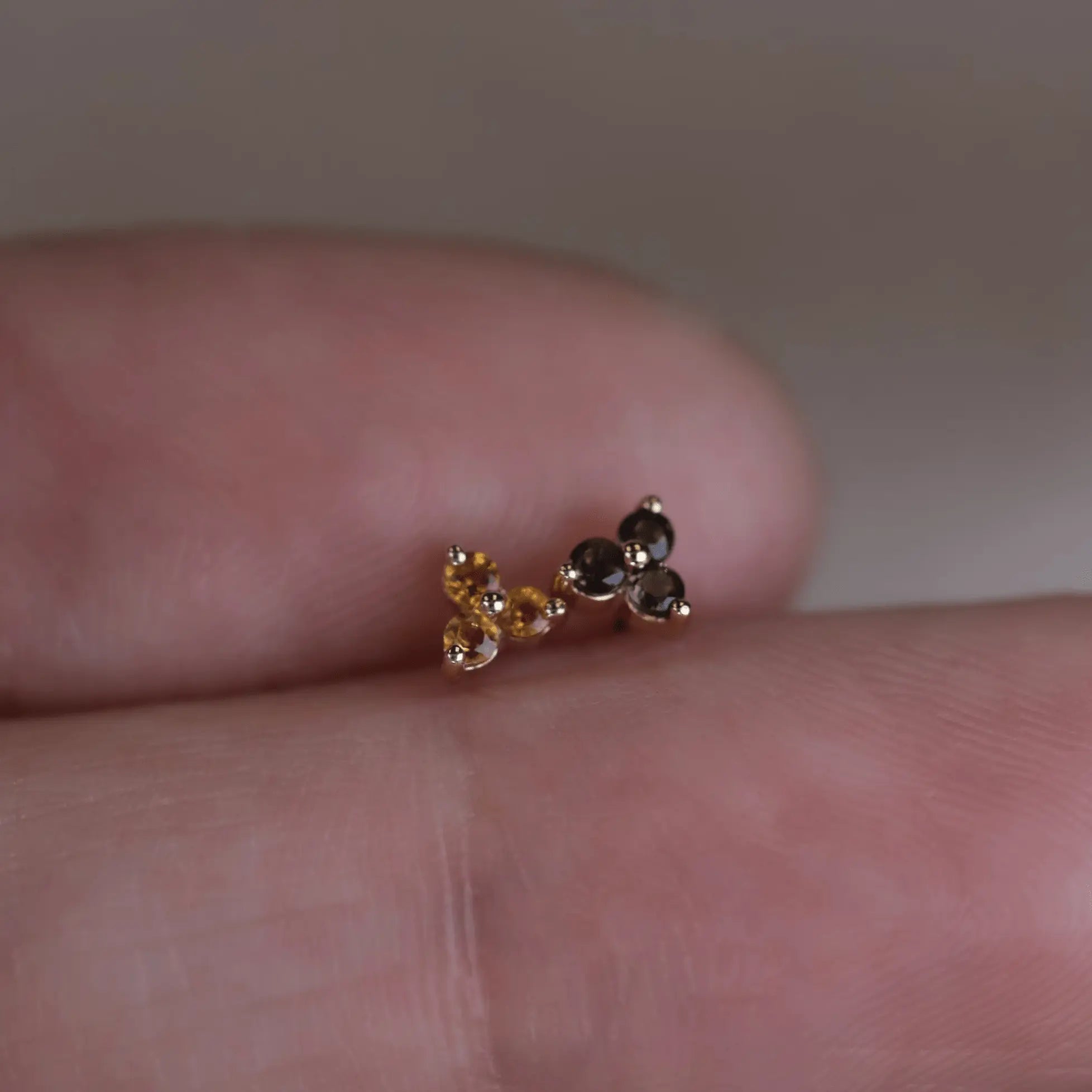 BEATTI Threadless Ends Ivy • Natural Gemstone Threadless Ends Ivy • Natural Gemstone Threadless Ends