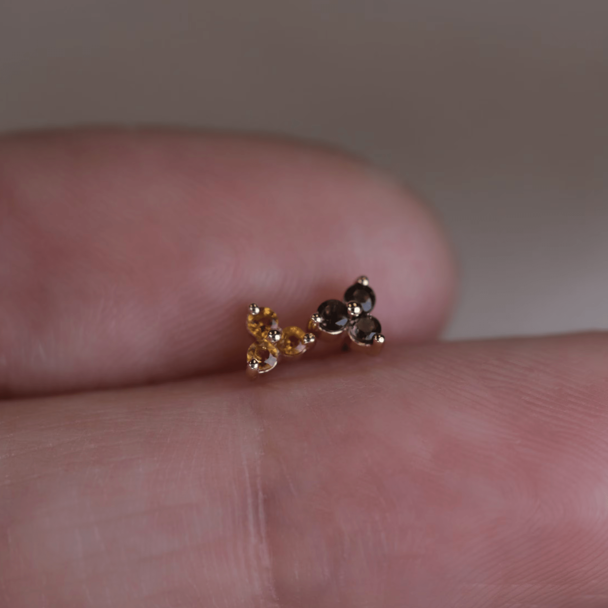 BEATTI Threadless Ends Ivy • Natural Gemstone Threadless Ends Ivy • Natural Gemstone Threadless Ends