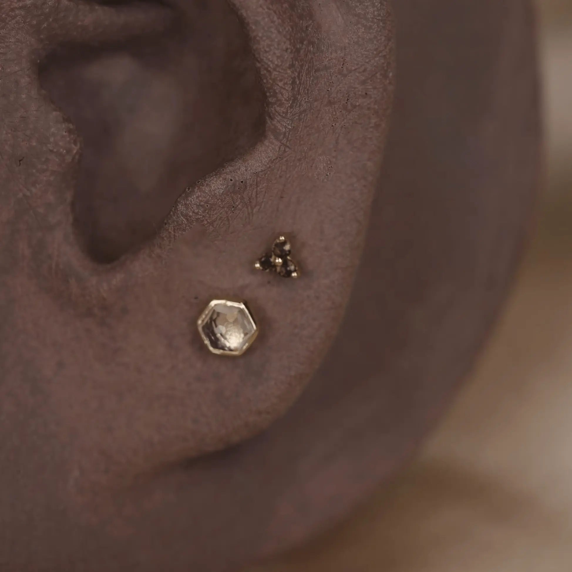 BEATTI Threadless Ends Ivy • Natural Gemstone Threadless Ends Ivy • Natural Gemstone Threadless Ends