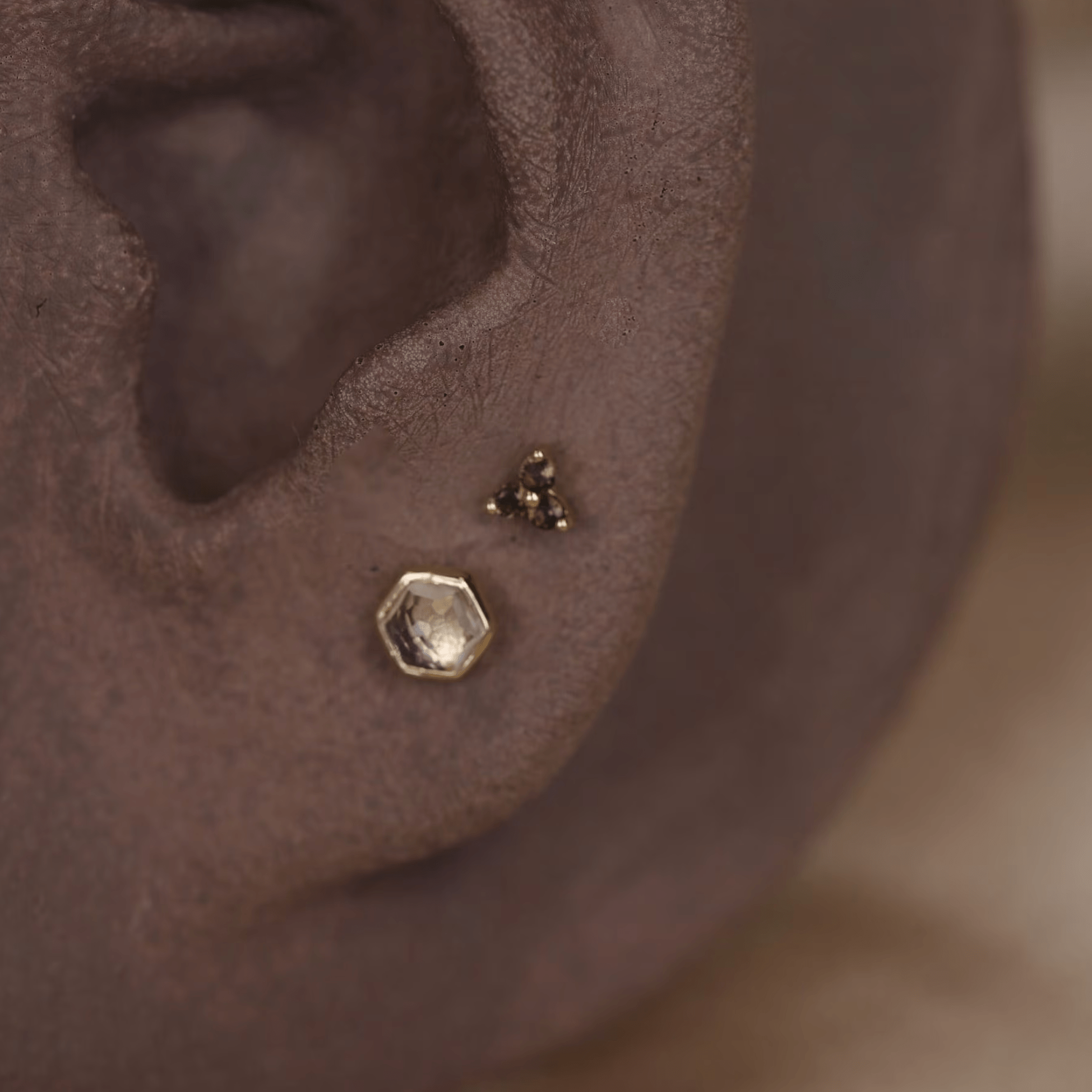 BEATTI Threadless Ends Ivy • Natural Gemstone Threadless Ends Ivy • Natural Gemstone Threadless Ends