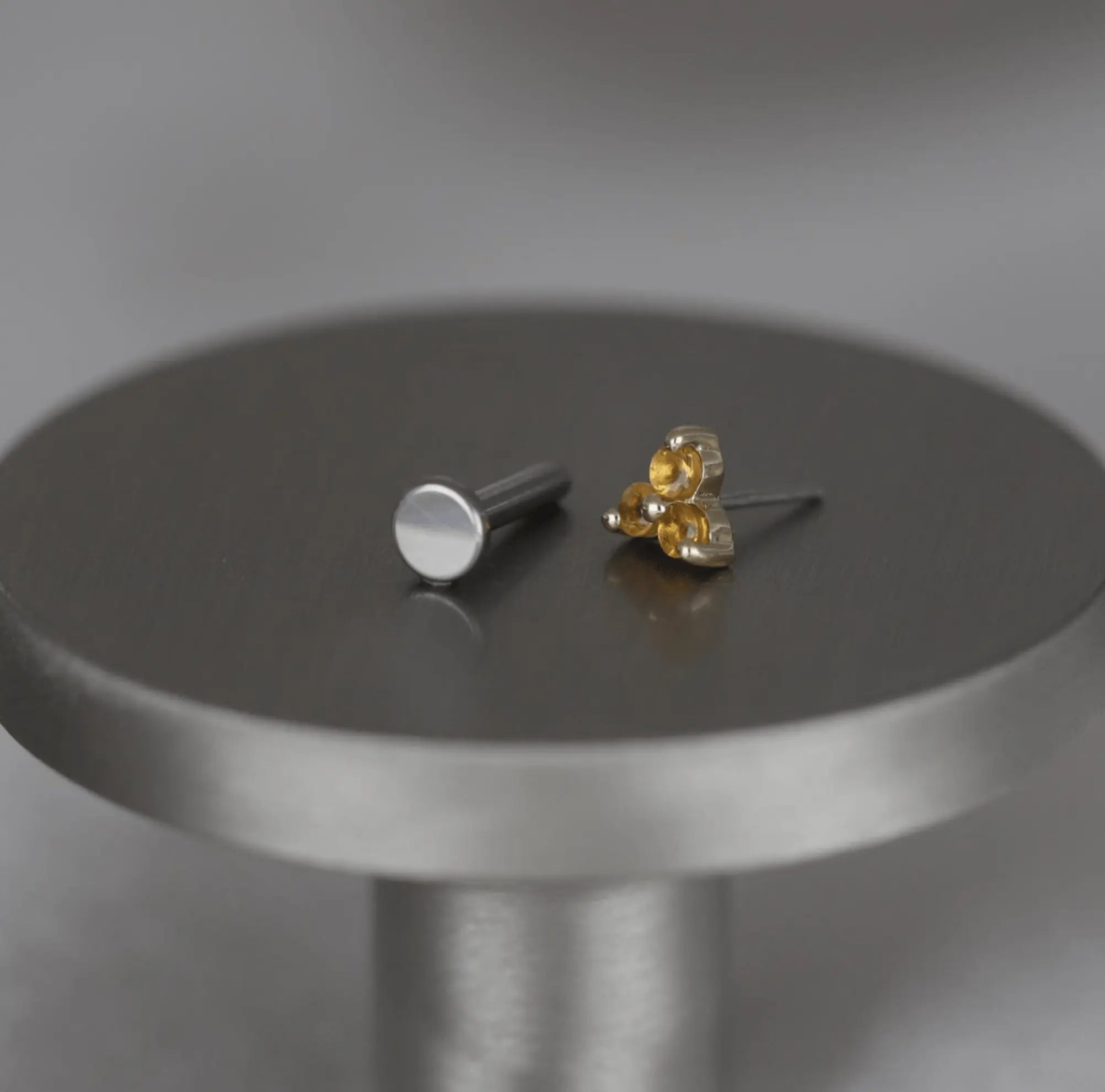 BEATTI Threadless Ends Ivy • Natural Gemstone Threadless Ends Ivy • Natural Gemstone Threadless Ends