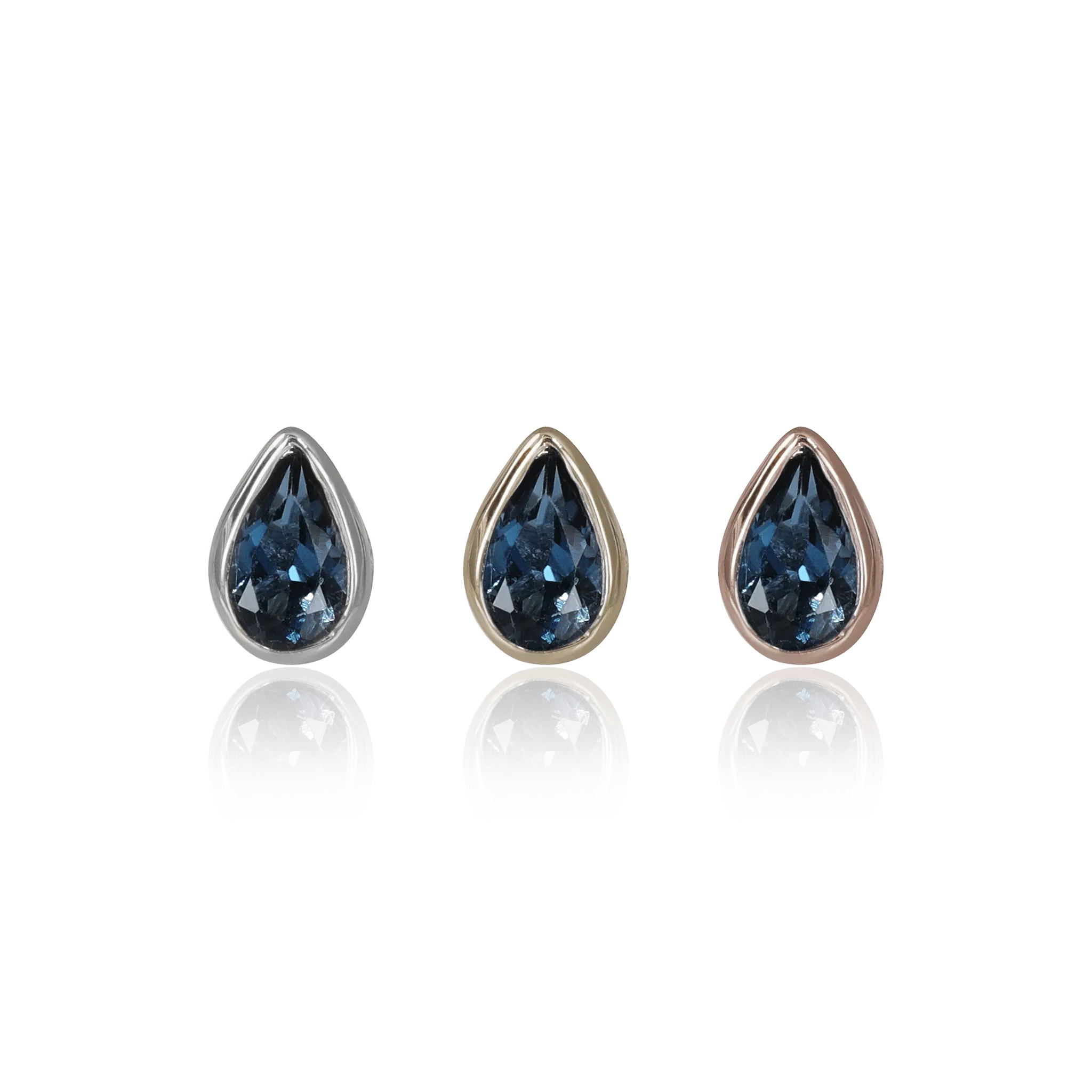 BEATTI Threadless Ends Jade • London Blue Topaz Threadless Ends Jade • London Blue Topaz Threadless Ends