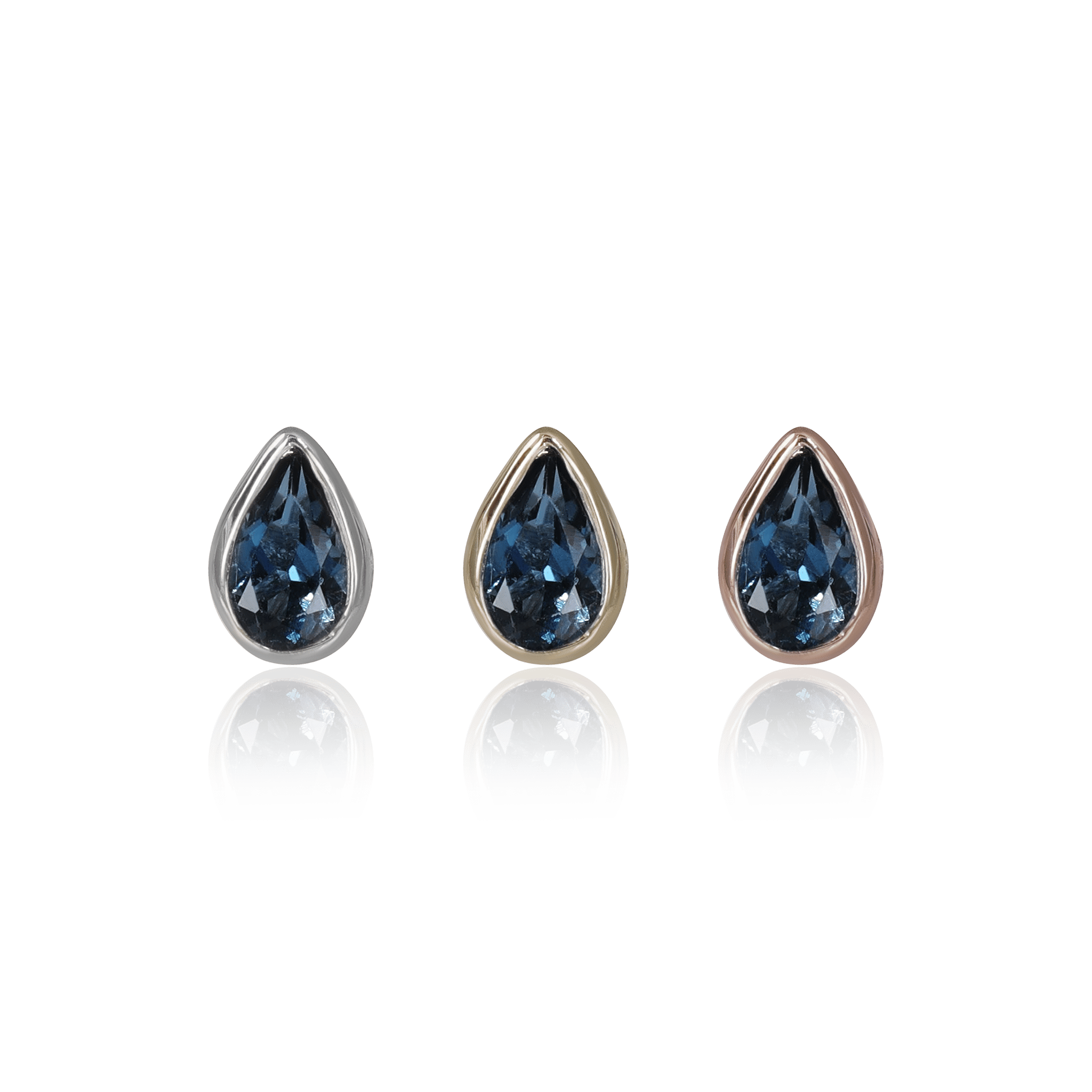 BEATTI Threadless Ends Jade • London Blue Topaz Threadless Ends Jade • London Blue Topaz Threadless Ends