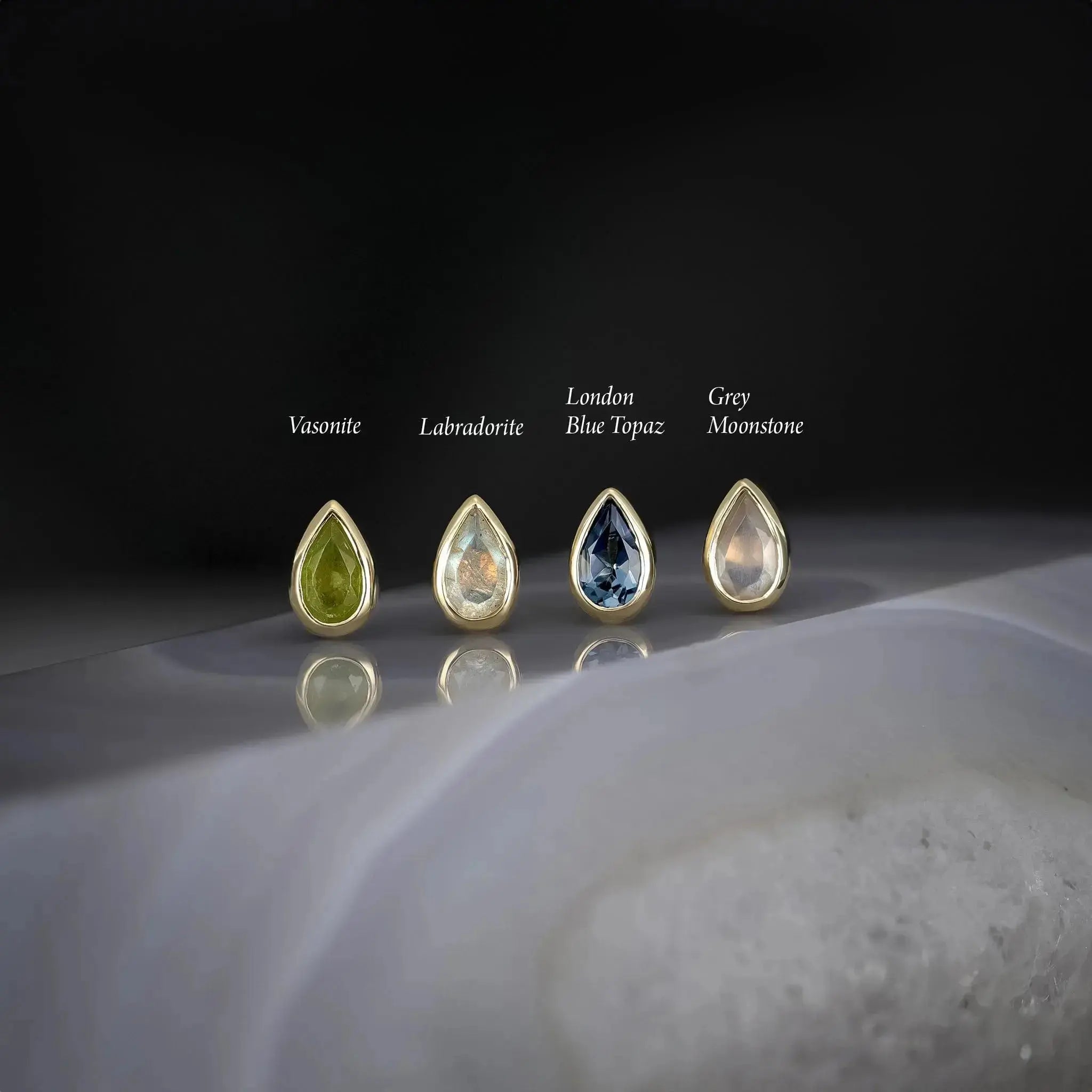 BEATTI Threadless Ends Jade • Vasonite Threadless Ends Jade • Vasonite Threadless Ends