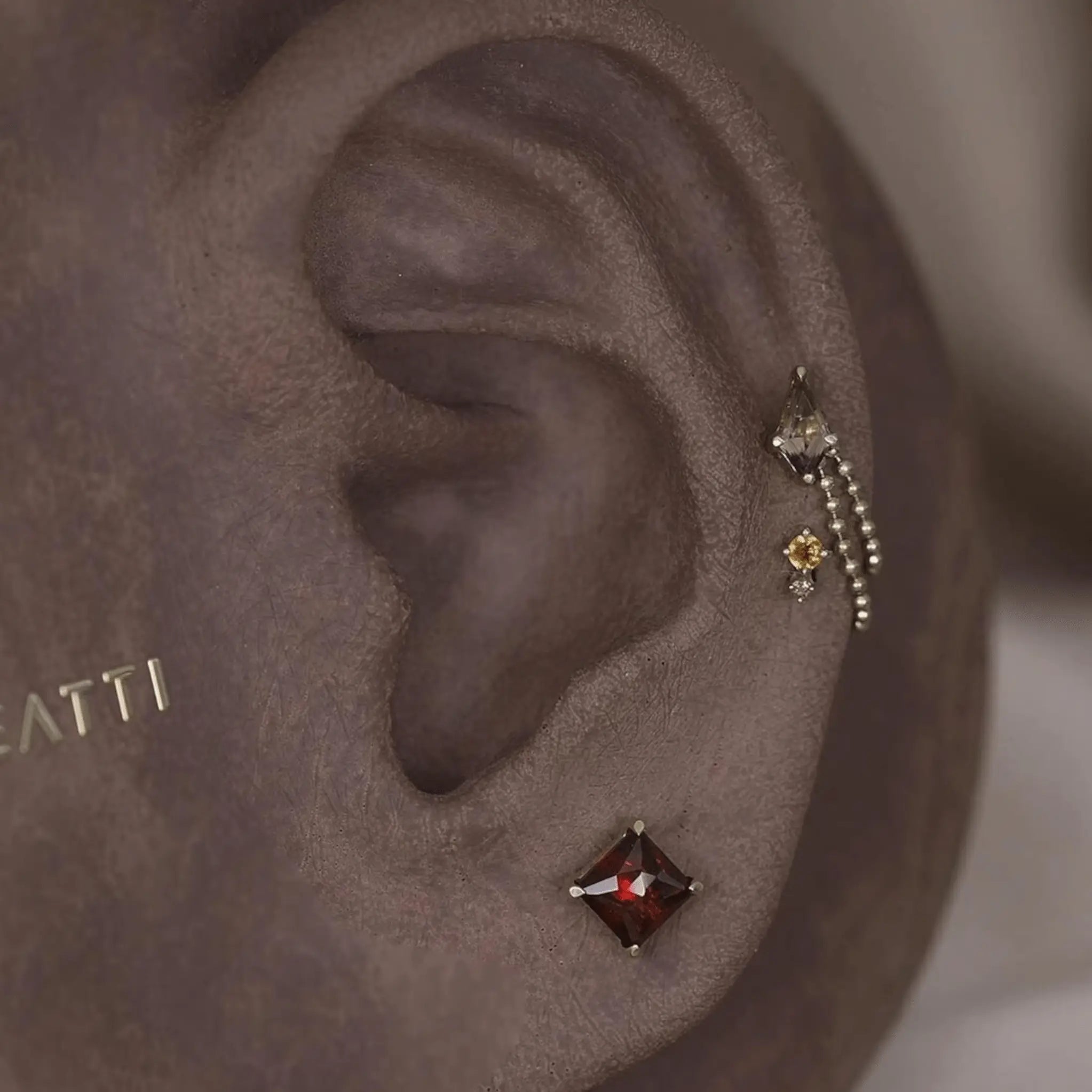 BEATTI Threadless Ends Kaya • Natural Gemstone Threadless Ends Kaya • Natural Gemstone Threadless Ends