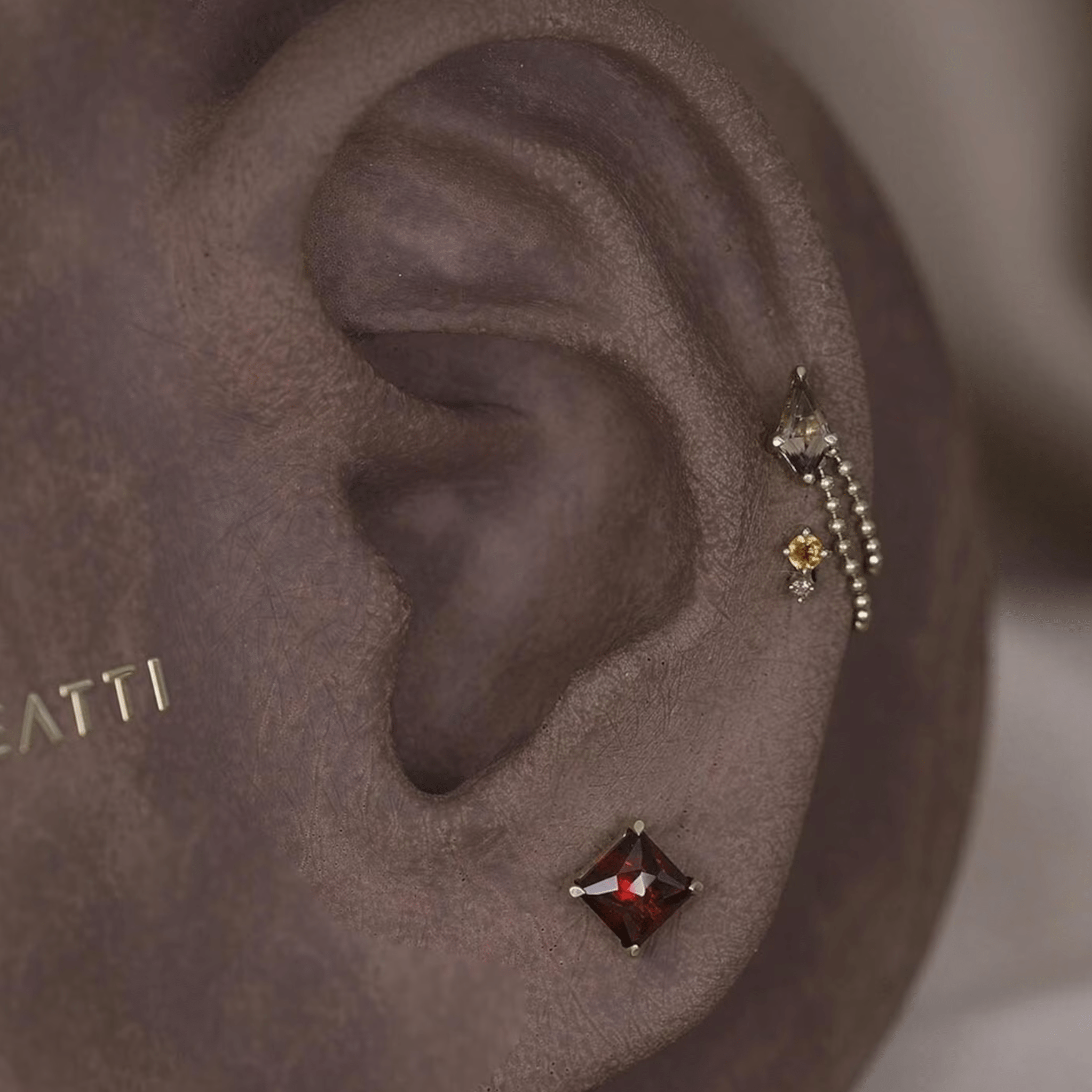 BEATTI Threadless Ends Kaya • Natural Gemstone Threadless Ends Kaya • Natural Gemstone Threadless Ends