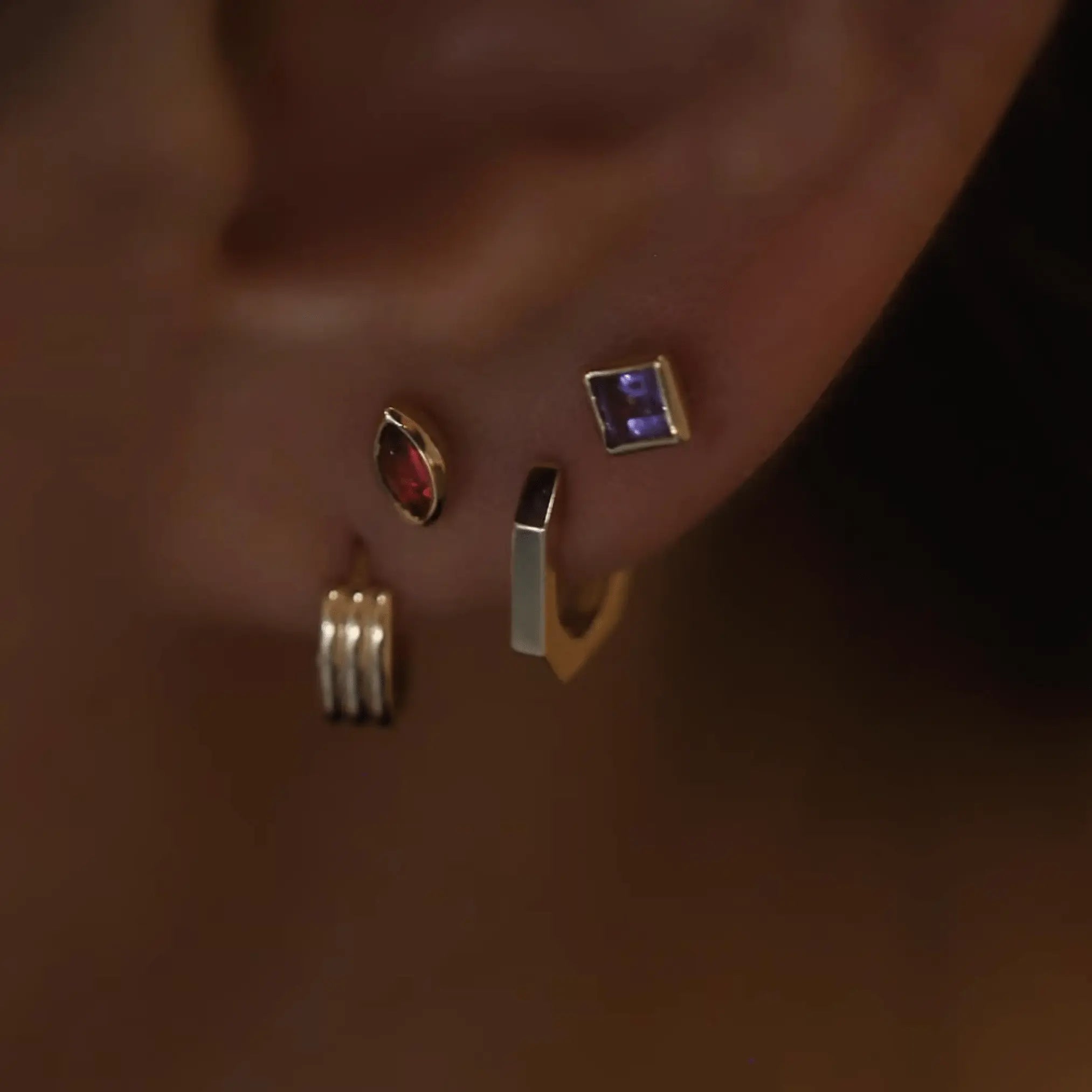 BEATTI Threadless Ends Maya • Natural Gemstone Threadless Ends Maya • Natural Gemstone Threadless Ends