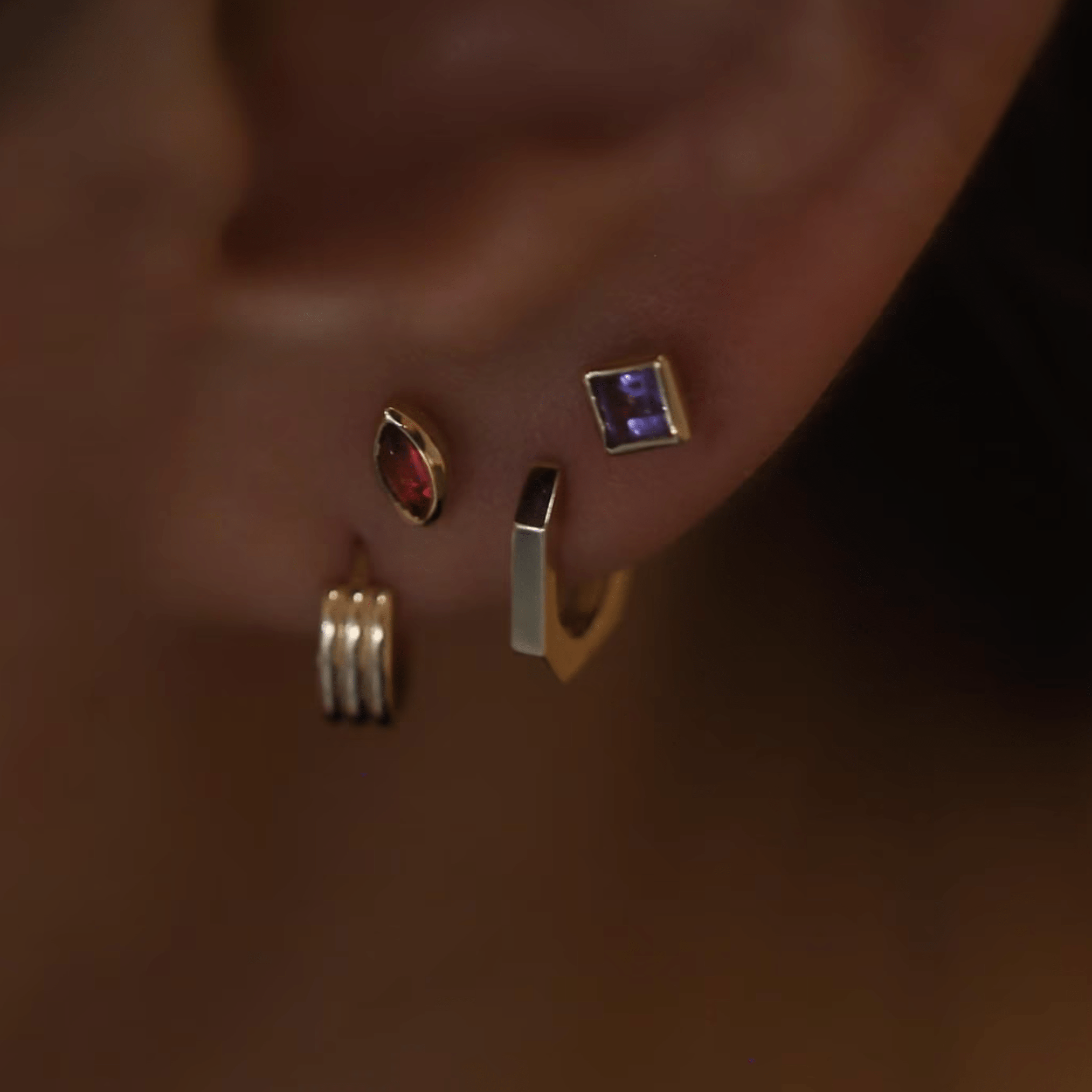 BEATTI Threadless Ends Maya • Natural Gemstone Threadless Ends Maya • Natural Gemstone Threadless Ends