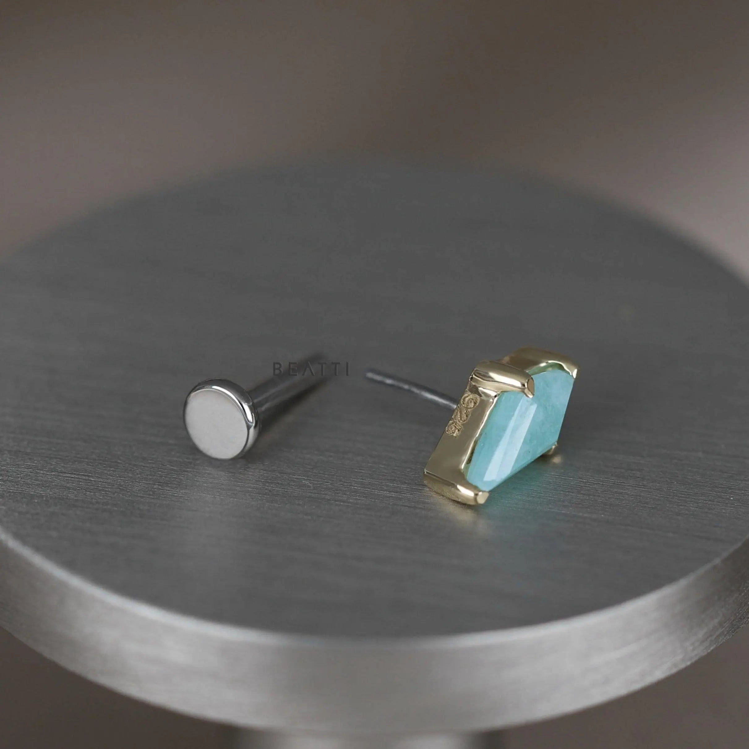 BEATTI Threadless Ends Siera • Natural Gemstone Threadless Ends Siera • Natural Gemstone Threadless Ends