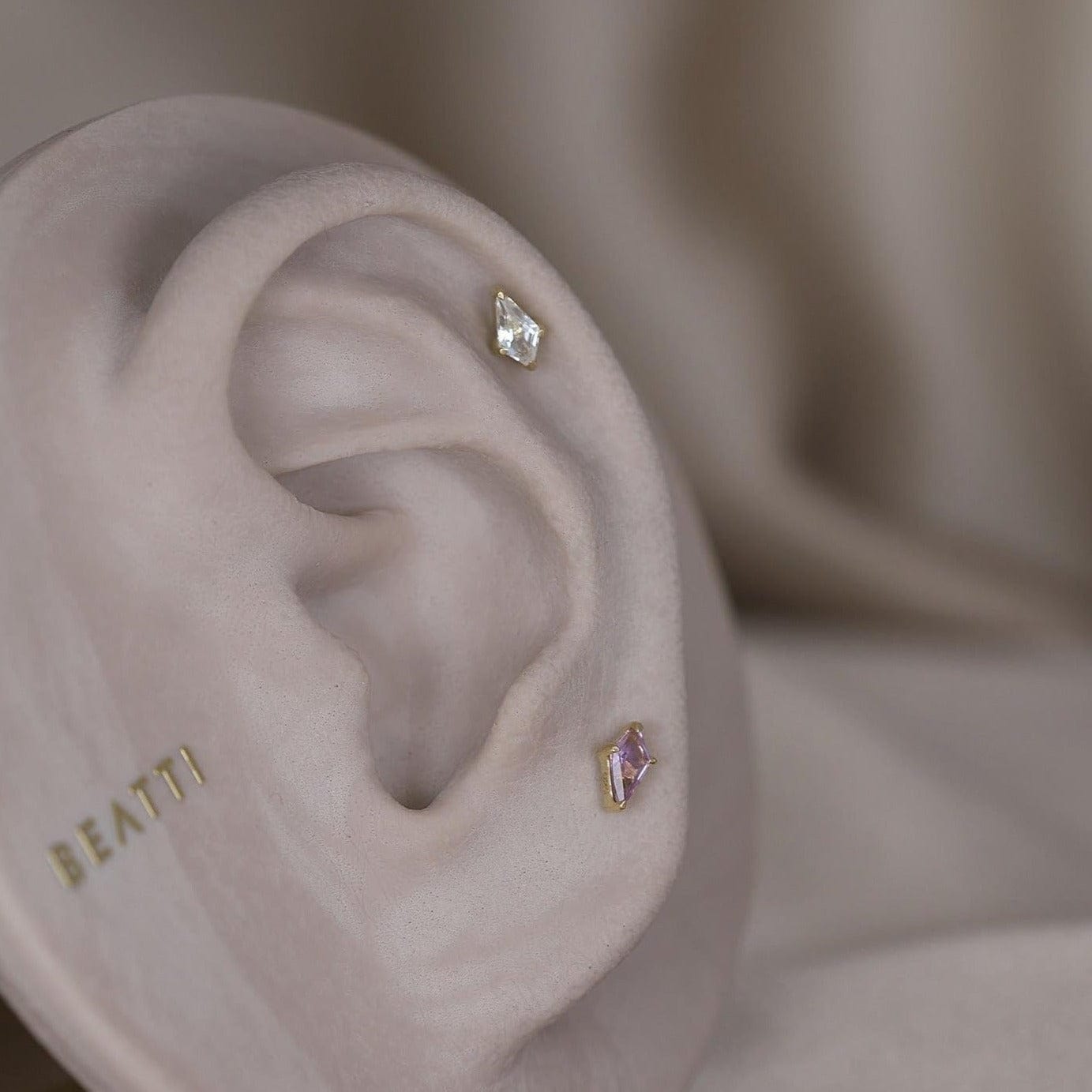 BEATTI Threadless Ends Siera • Natural Gemstone Threadless Ends Siera • Natural Gemstone Threadless Ends