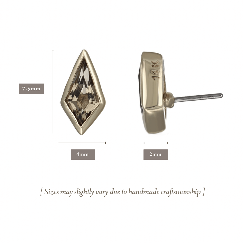 BEATTI Threadless Ends Zenith (Large) • Kite Cut Gemstone Threadless Ends Zenith (Large) • Kite Cut Gemstone Threadless Ends