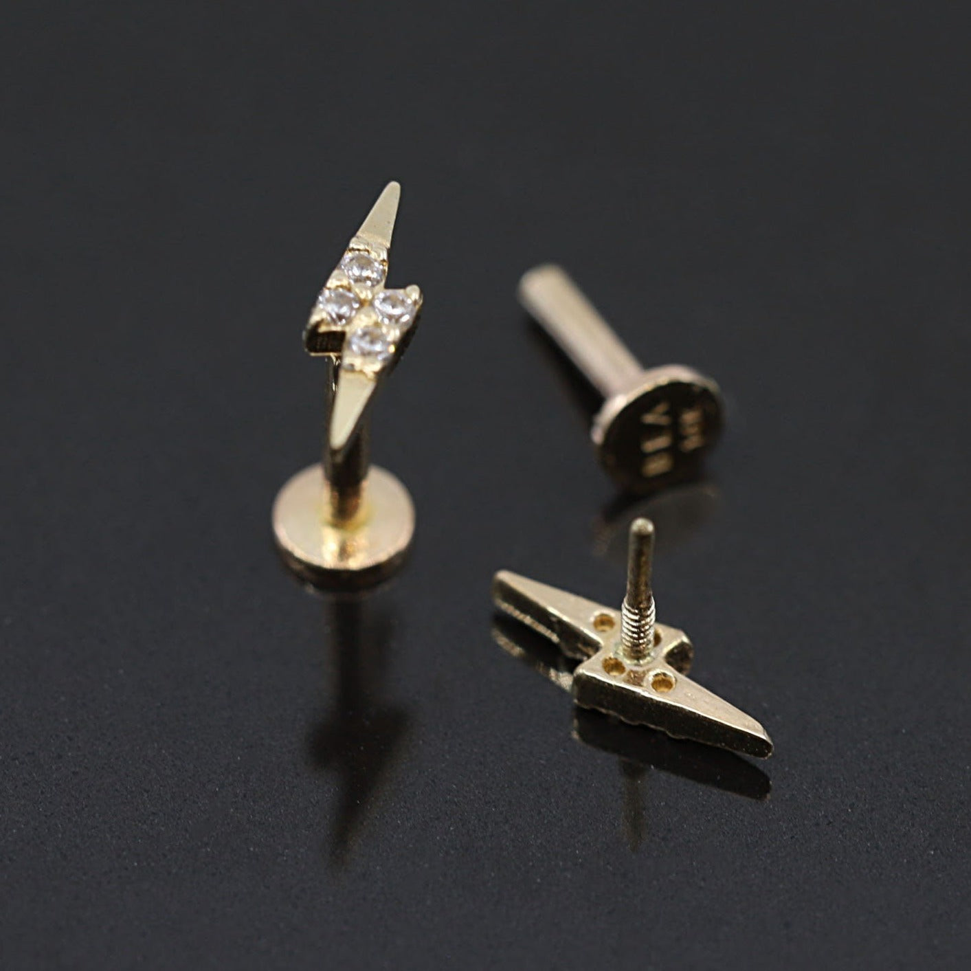 Lightning bolt sales cartilage earring