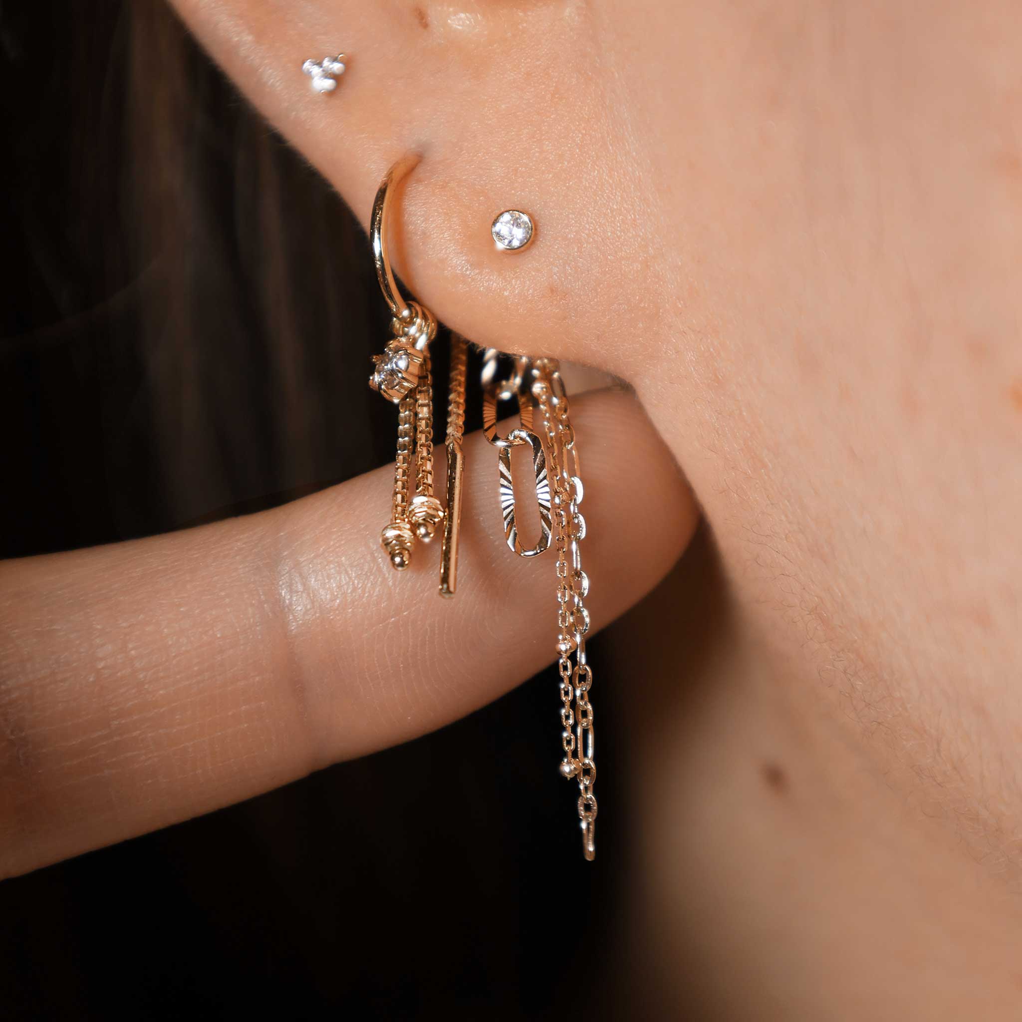 Rondo • Triple Mixed Chain Charm