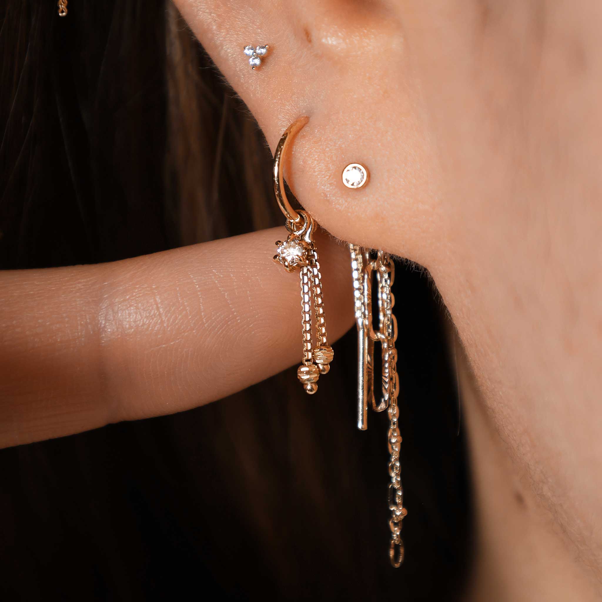 Lumina Diamond Hoop Charm