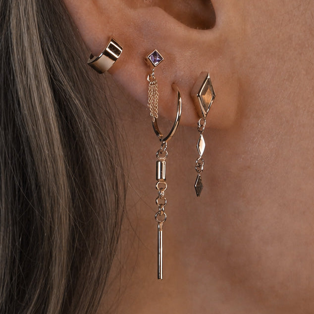 Vesper • Rhombus Drop Flat Back Stud
