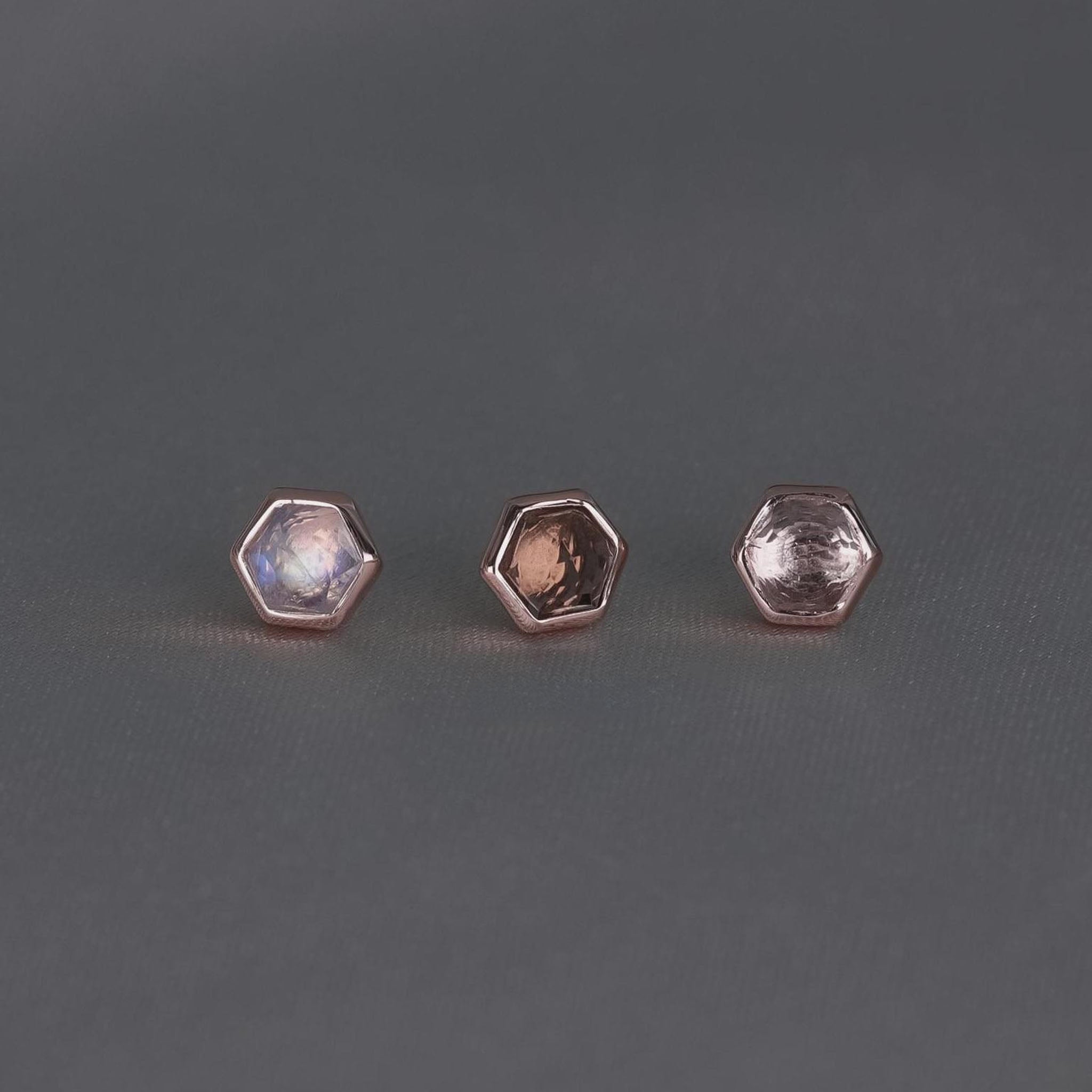 Aria • Natural Gemstone Threadless Ends