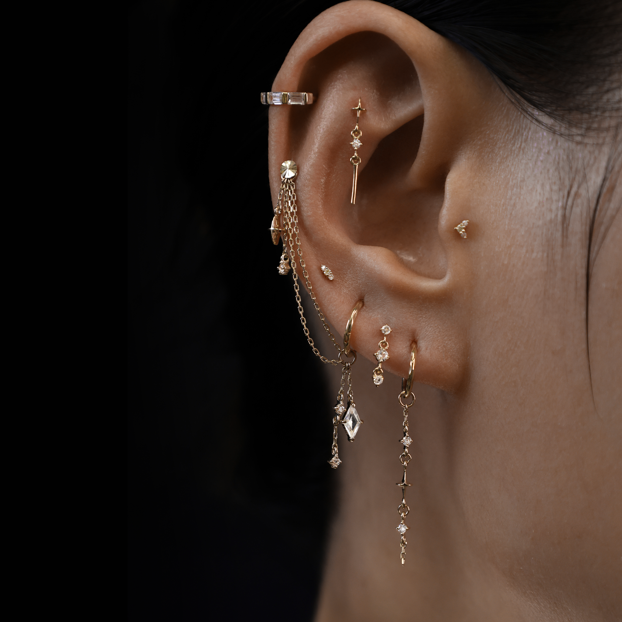 Julia • Celestial Draped Link Chain Attachment