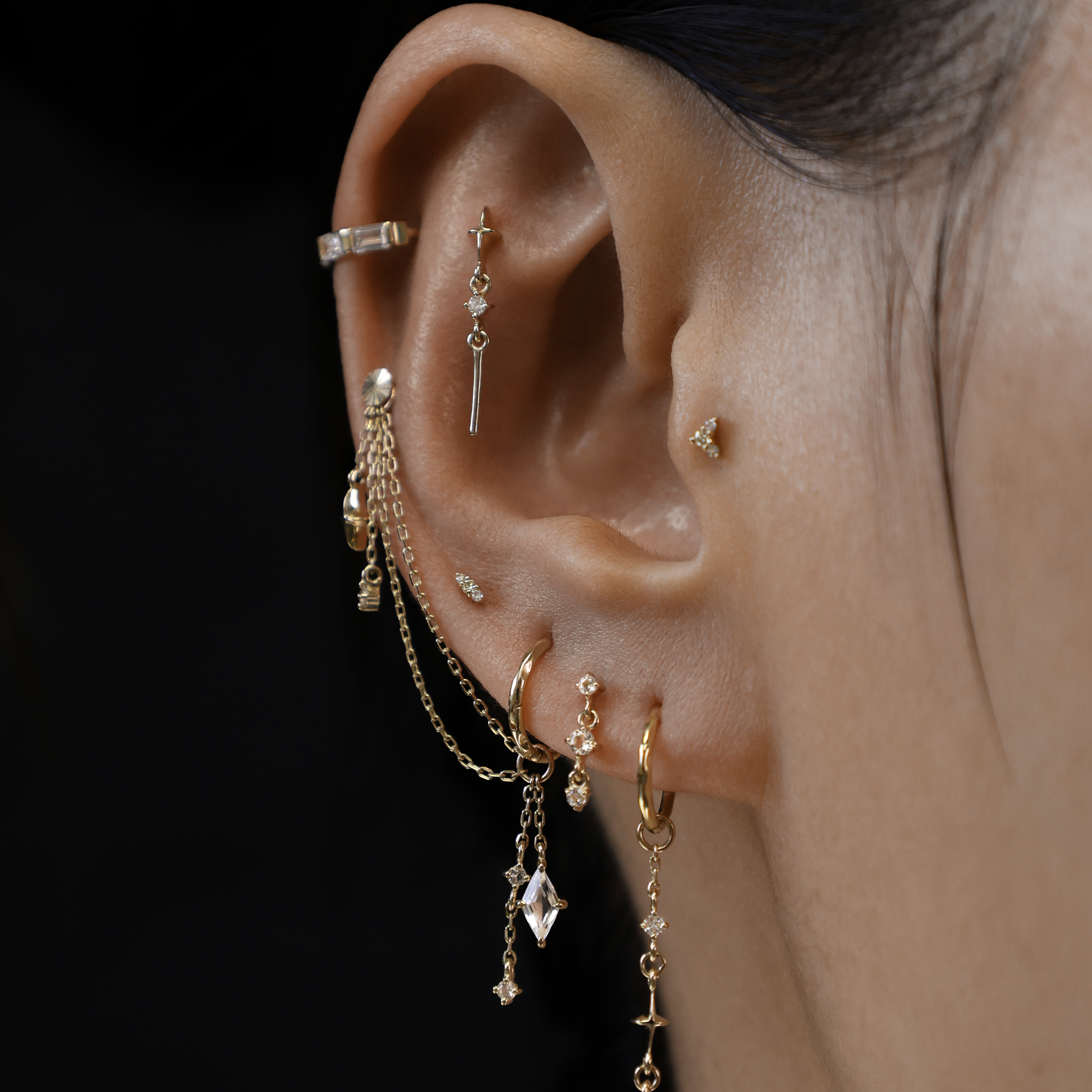 Julia • Celestial Draped Link Chain Attachment