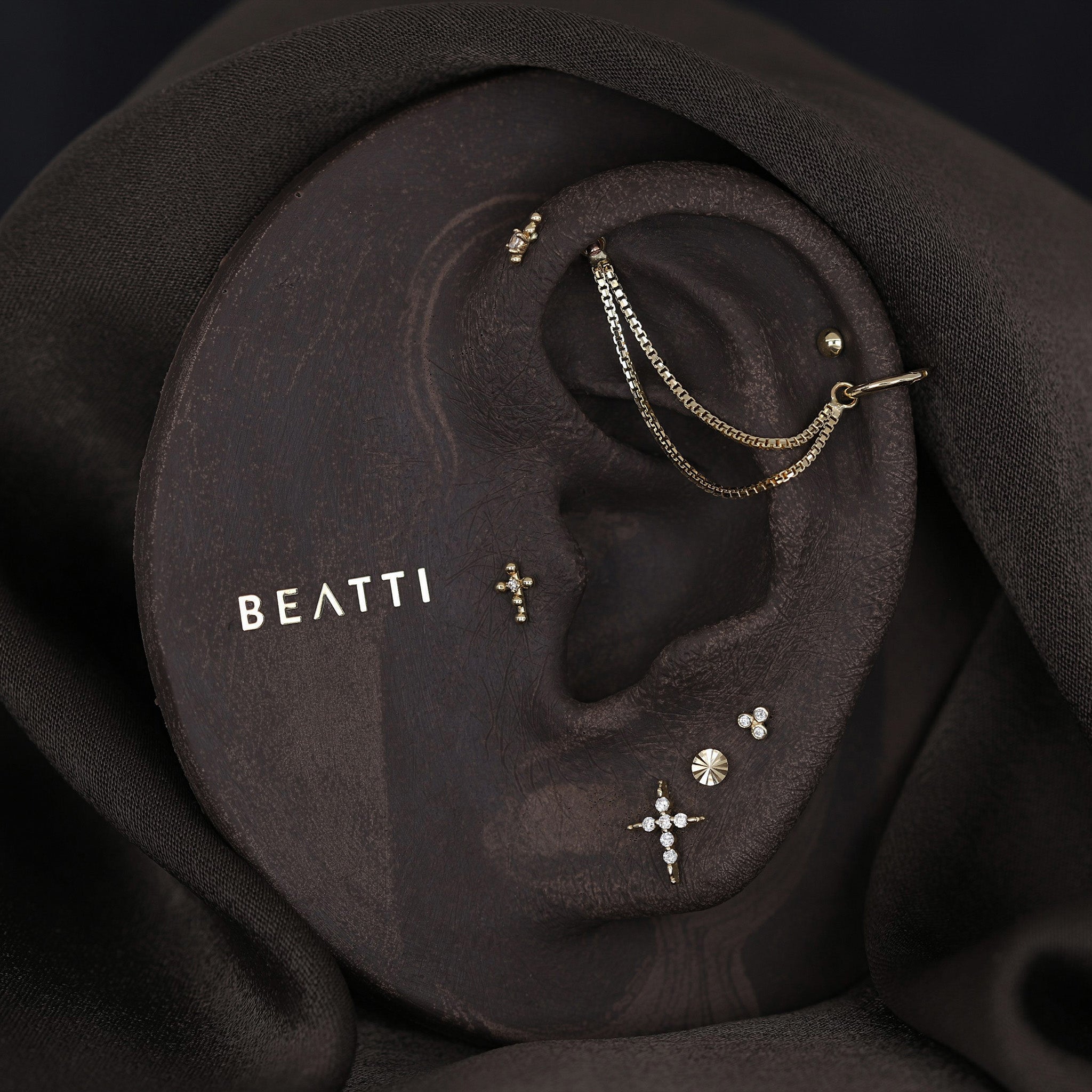 Petite Round Dome Flat Back Stud