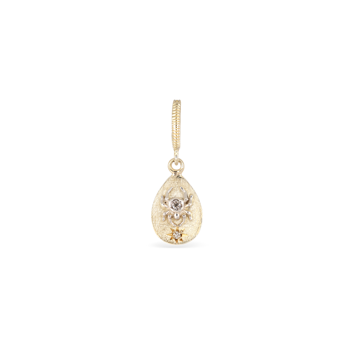 Diamond Spider Medallion Pendant