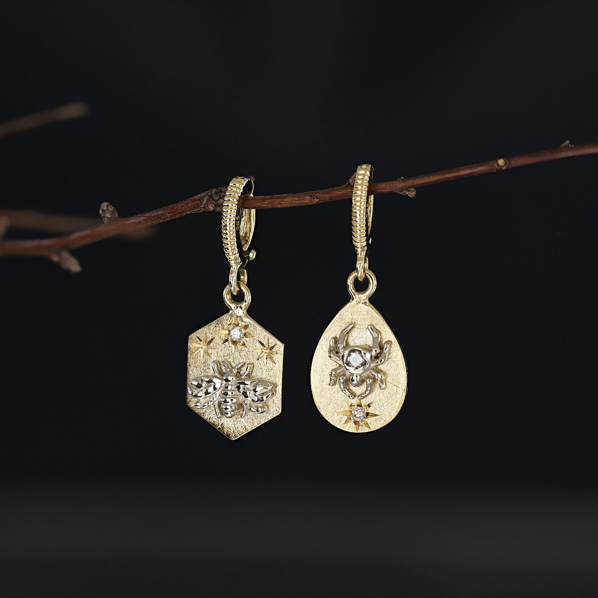 Diamond Spider Medallion Pendant