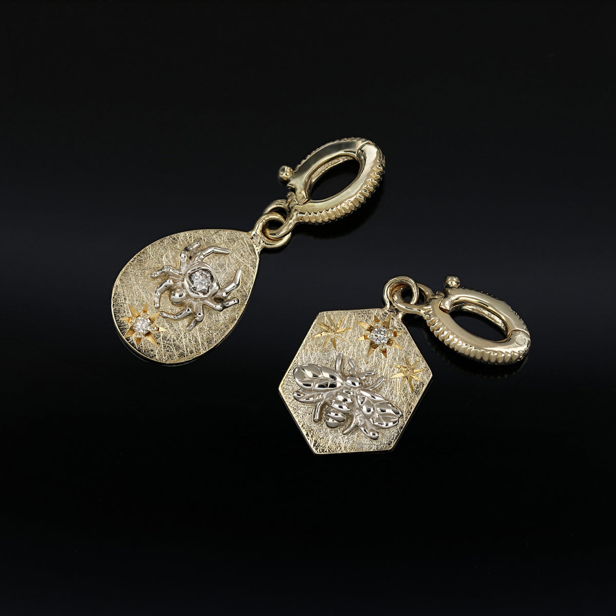 Diamond Spider Medallion Pendant