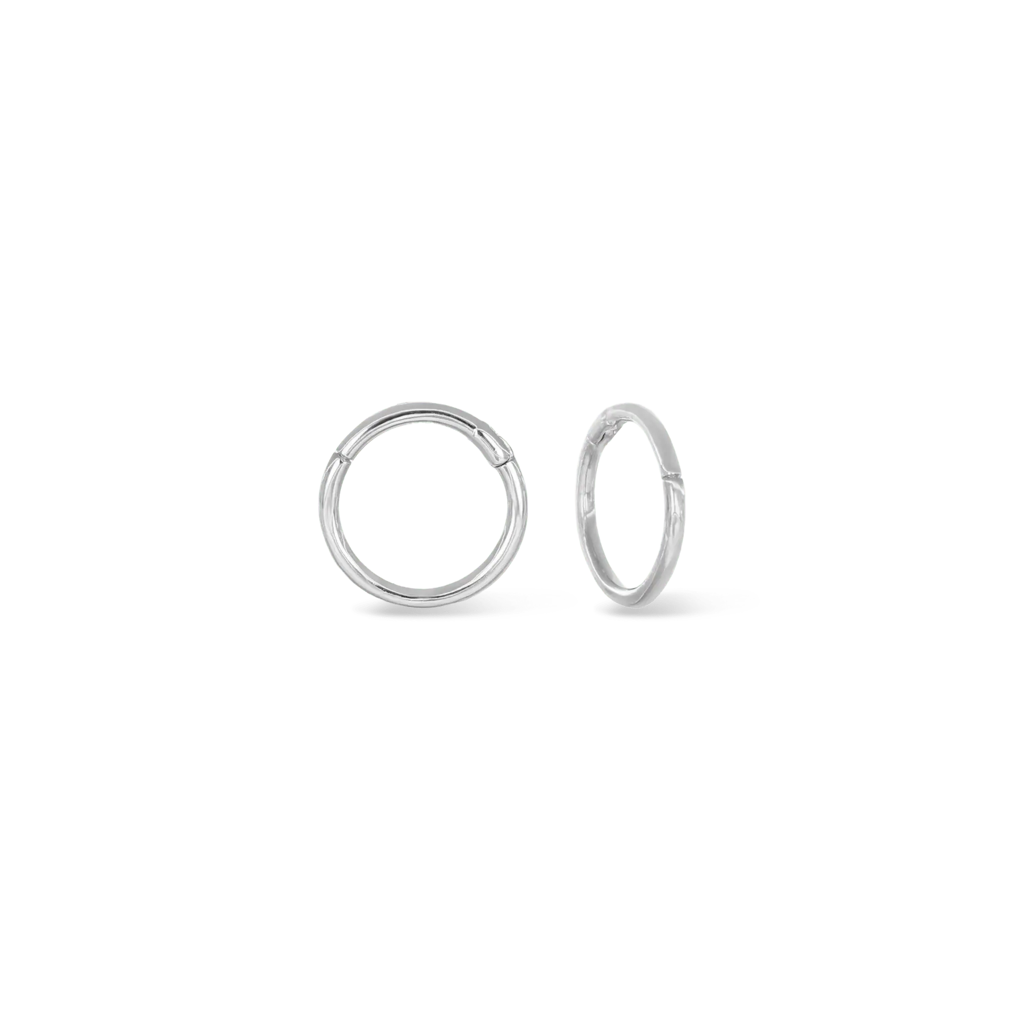 BEATTI Hoops 14K Gold Clicker Hoop 14K Gold Clicker Hoop