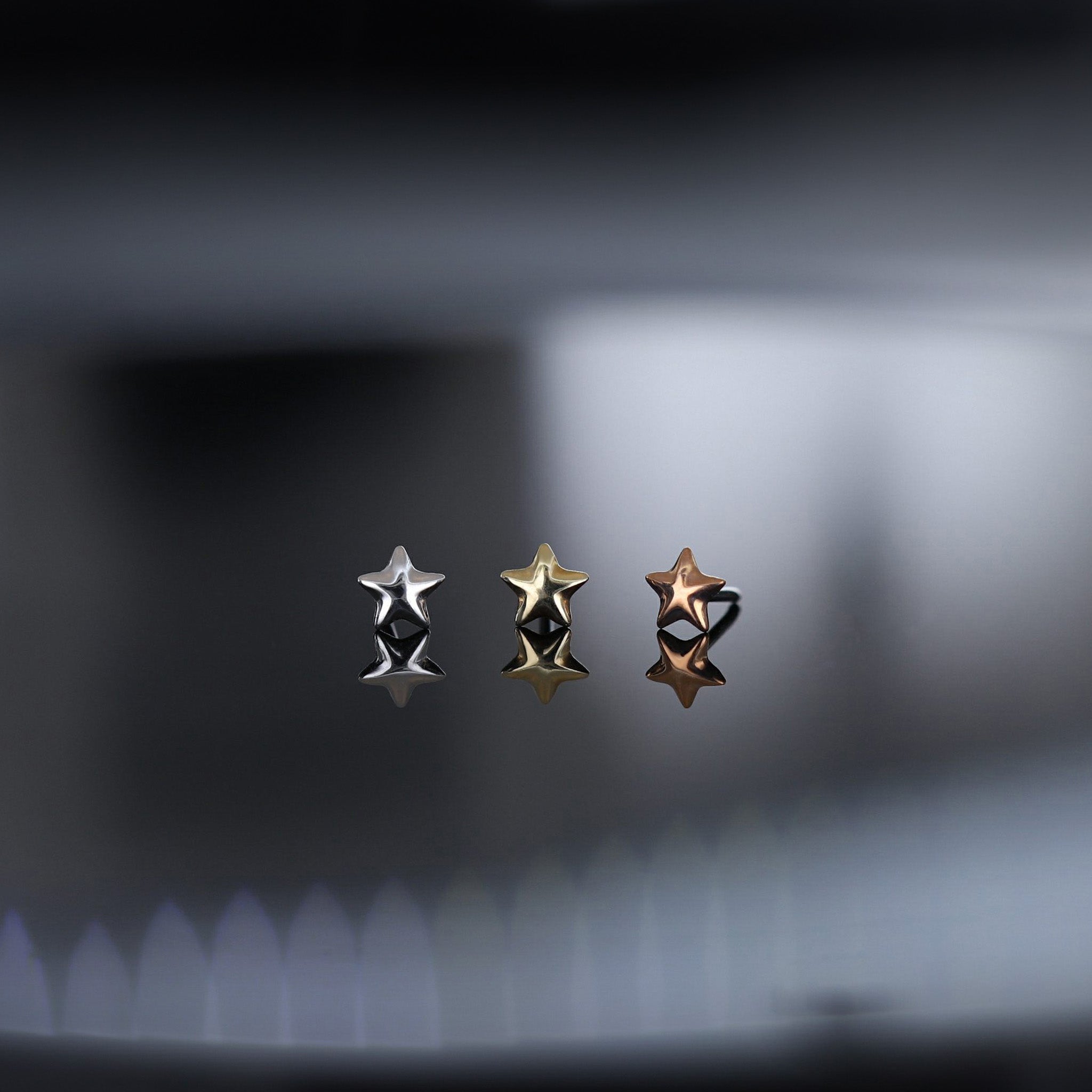 Micro Star Flat Back Stud