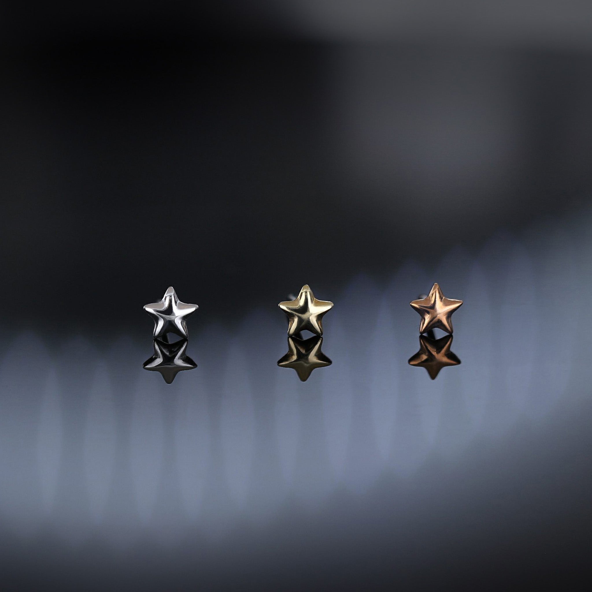 Micro Star Flat Back Stud