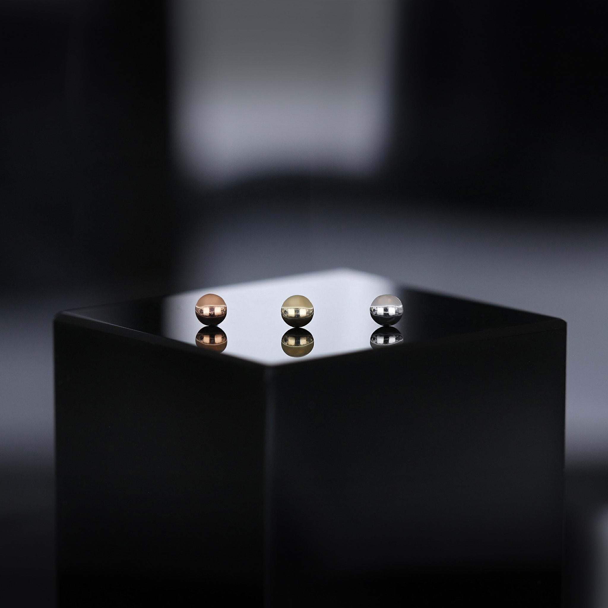 Petite Round Dome Flat Back Stud