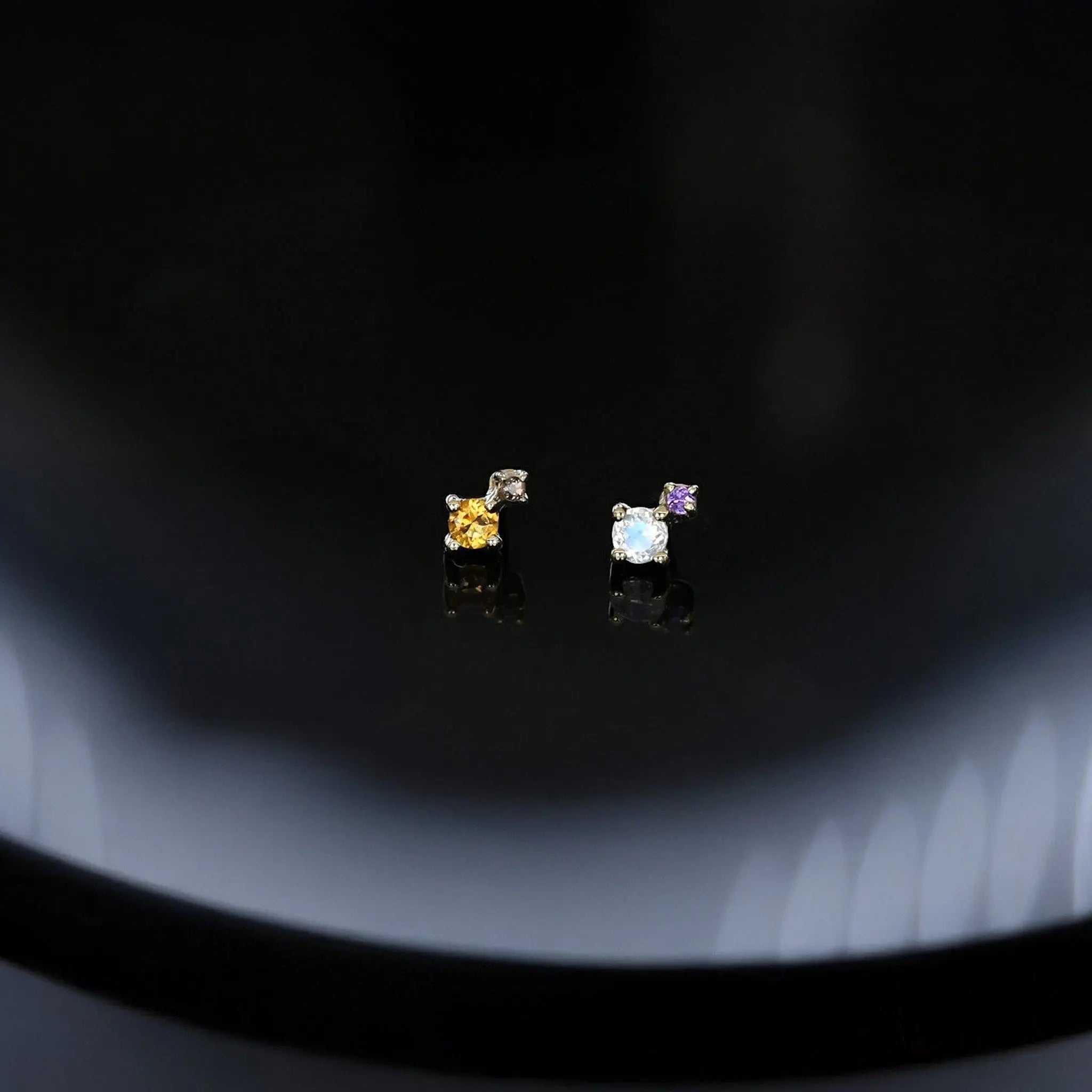 BEATTI Hoops BTE015 • Gemstone Stud BTE015 • Gemstone Stud