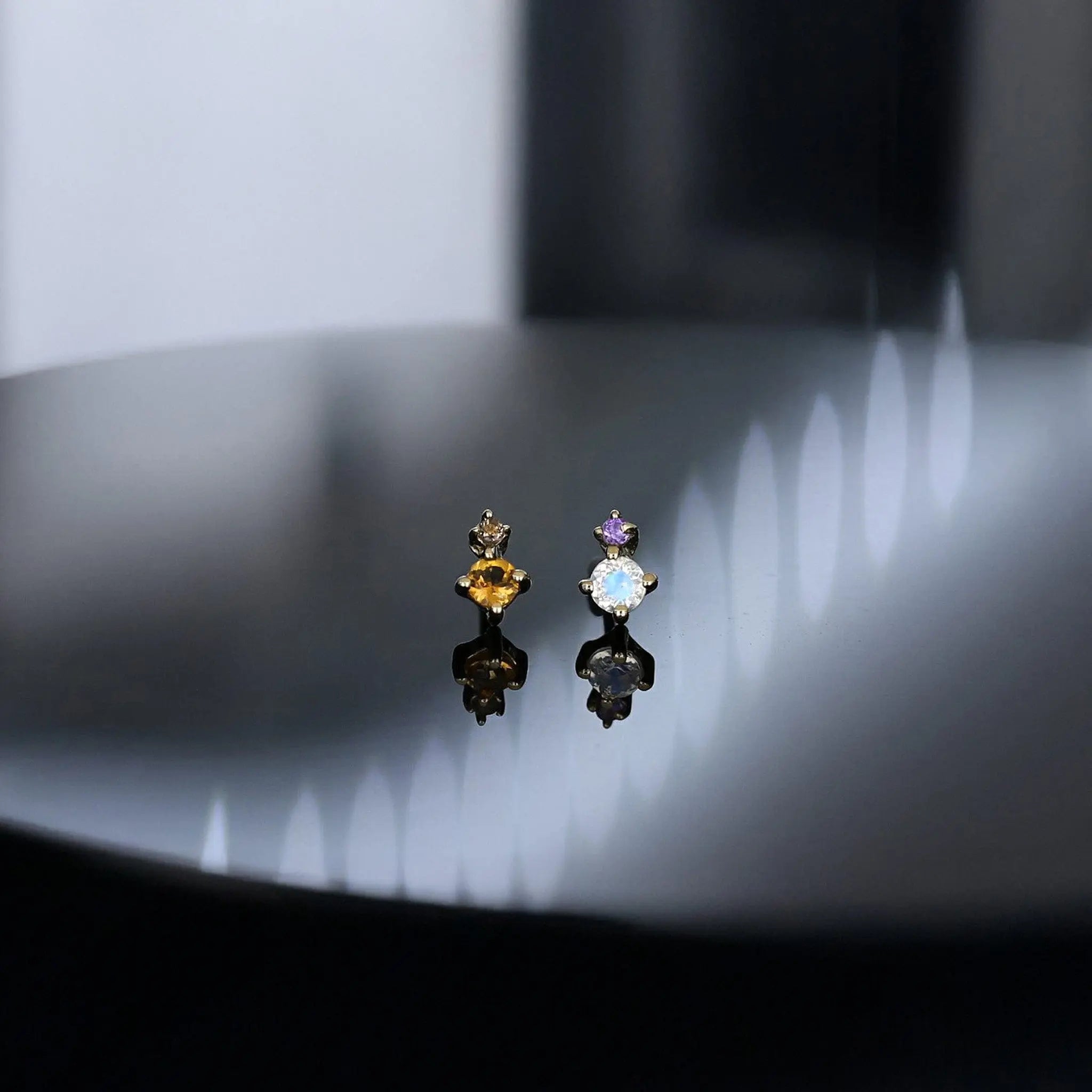 BEATTI Hoops BTE015 • Gemstone Stud BTE015 • Gemstone Stud