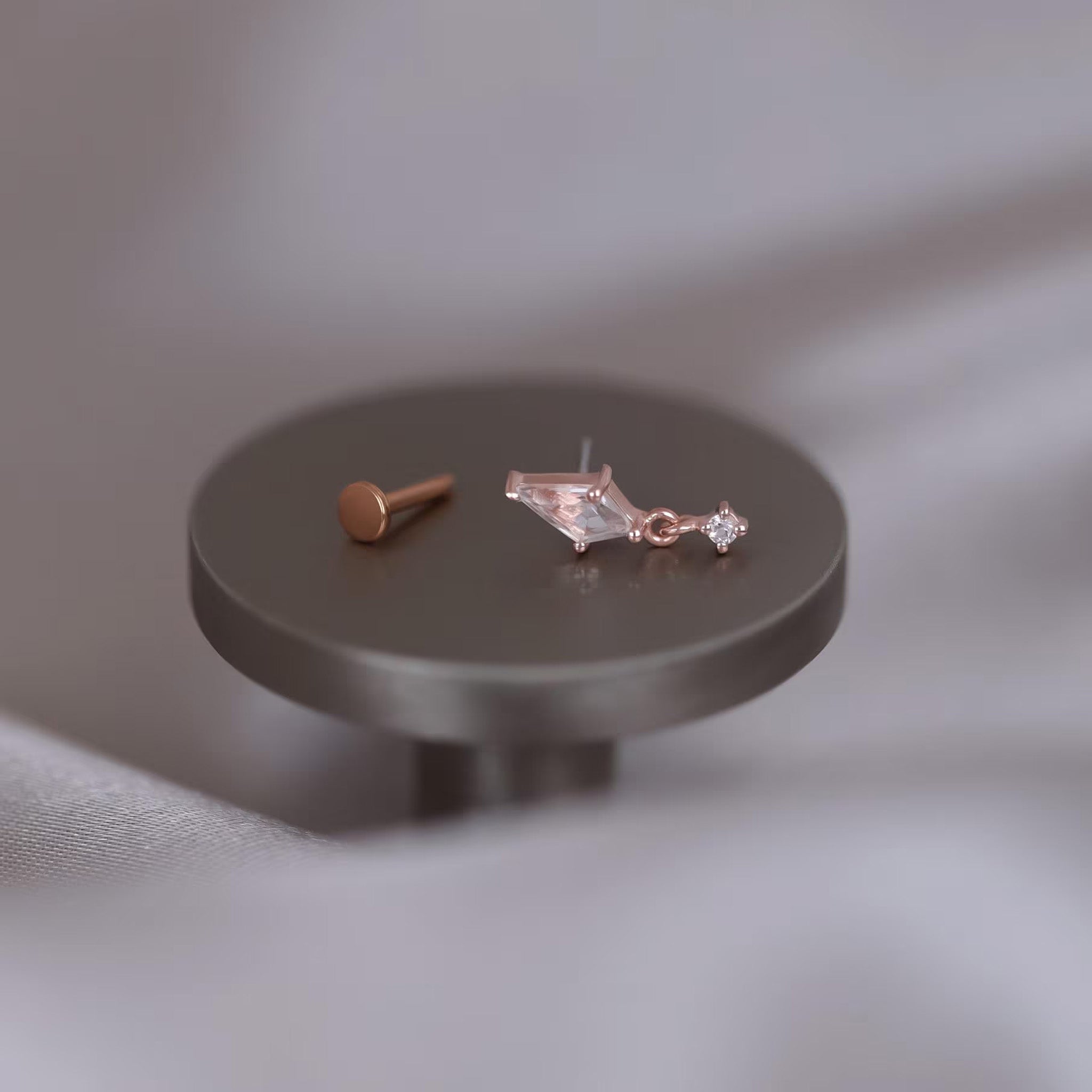 Celeste • Natural Gemstone Threadless Ends