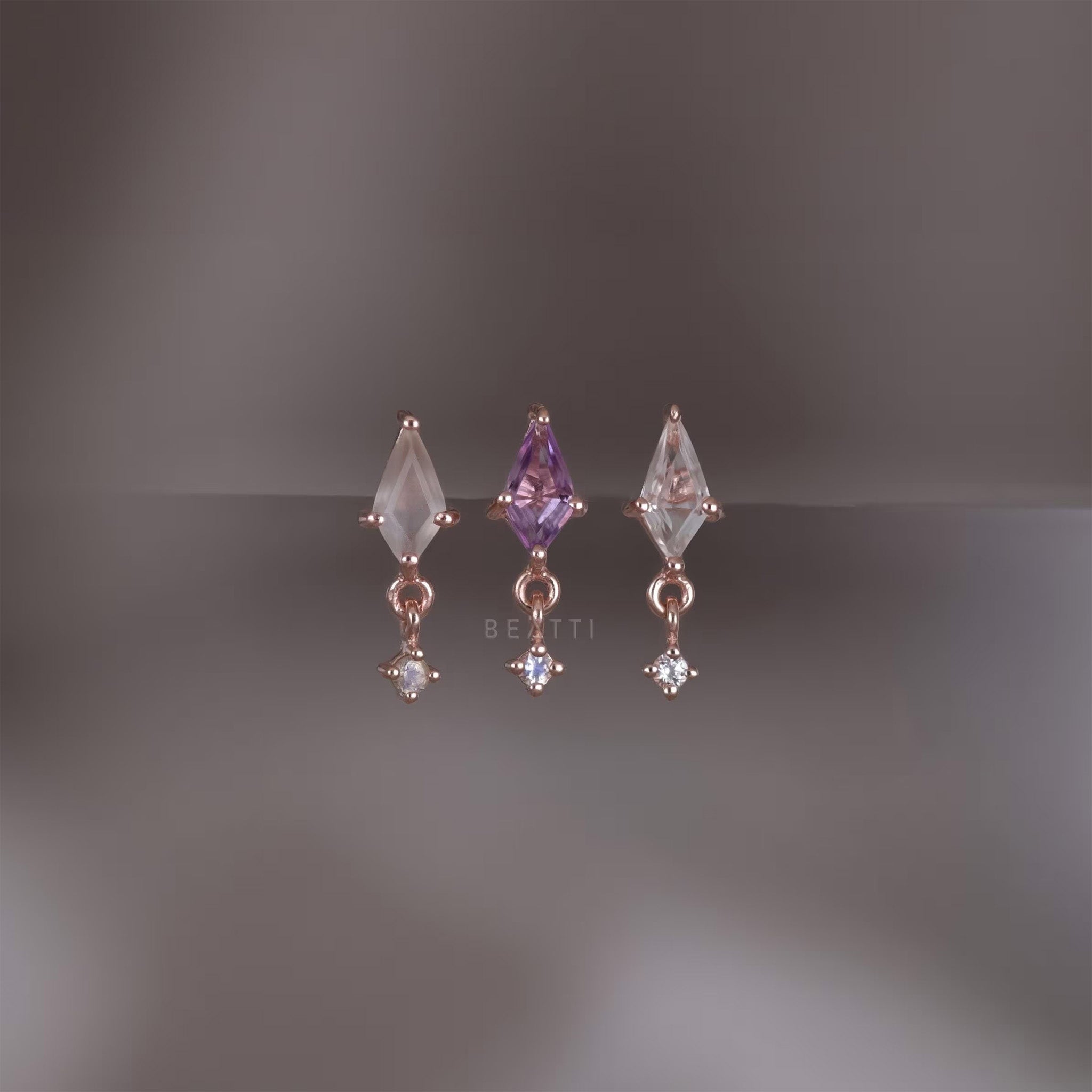 Celeste • Natural Gemstone Threadless Ends