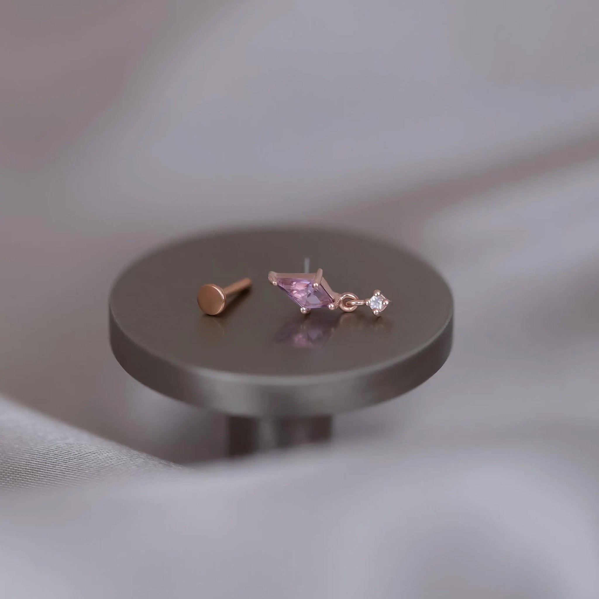 Celeste • Natural Gemstone Threadless Ends