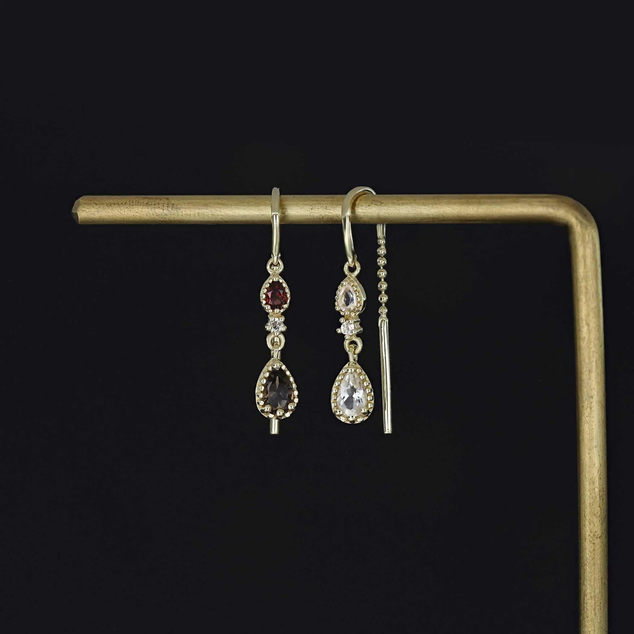 Mariel • Gemstone Arc Threaders