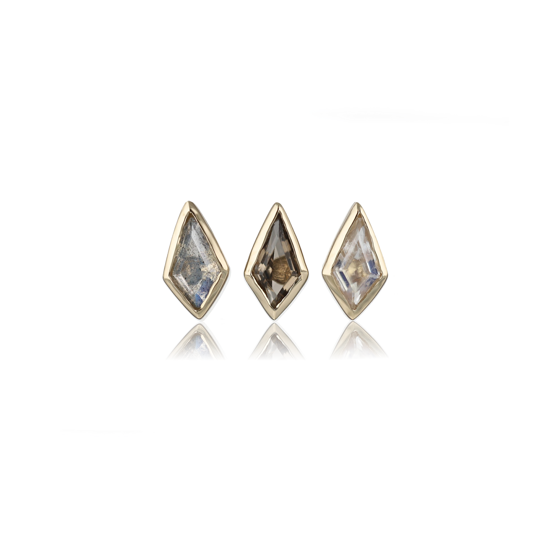 Zenith • Kite Cut Gemstone Threadless Ends - BEATTI