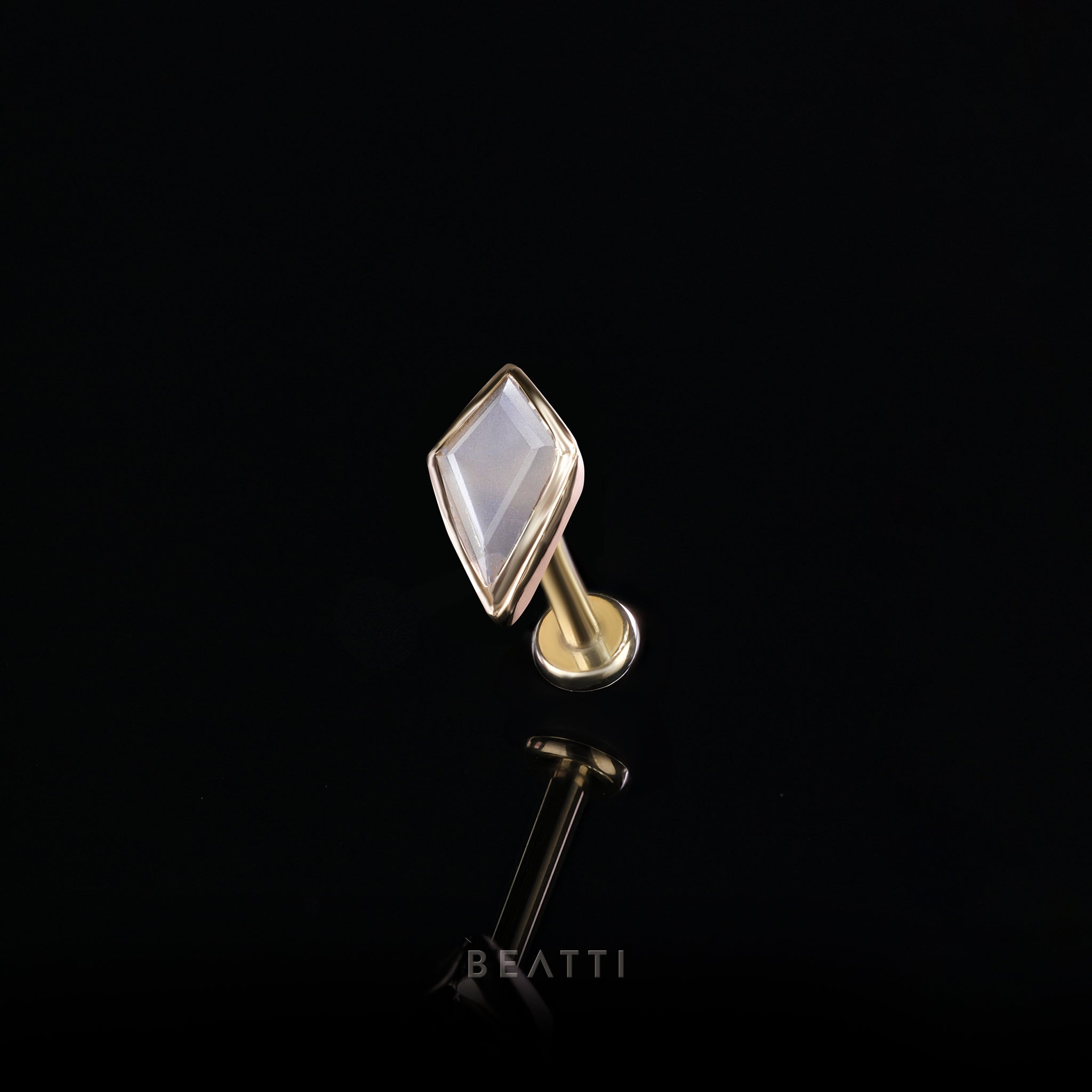 Zenith • Kite Cut Gemstone Threadless Ends