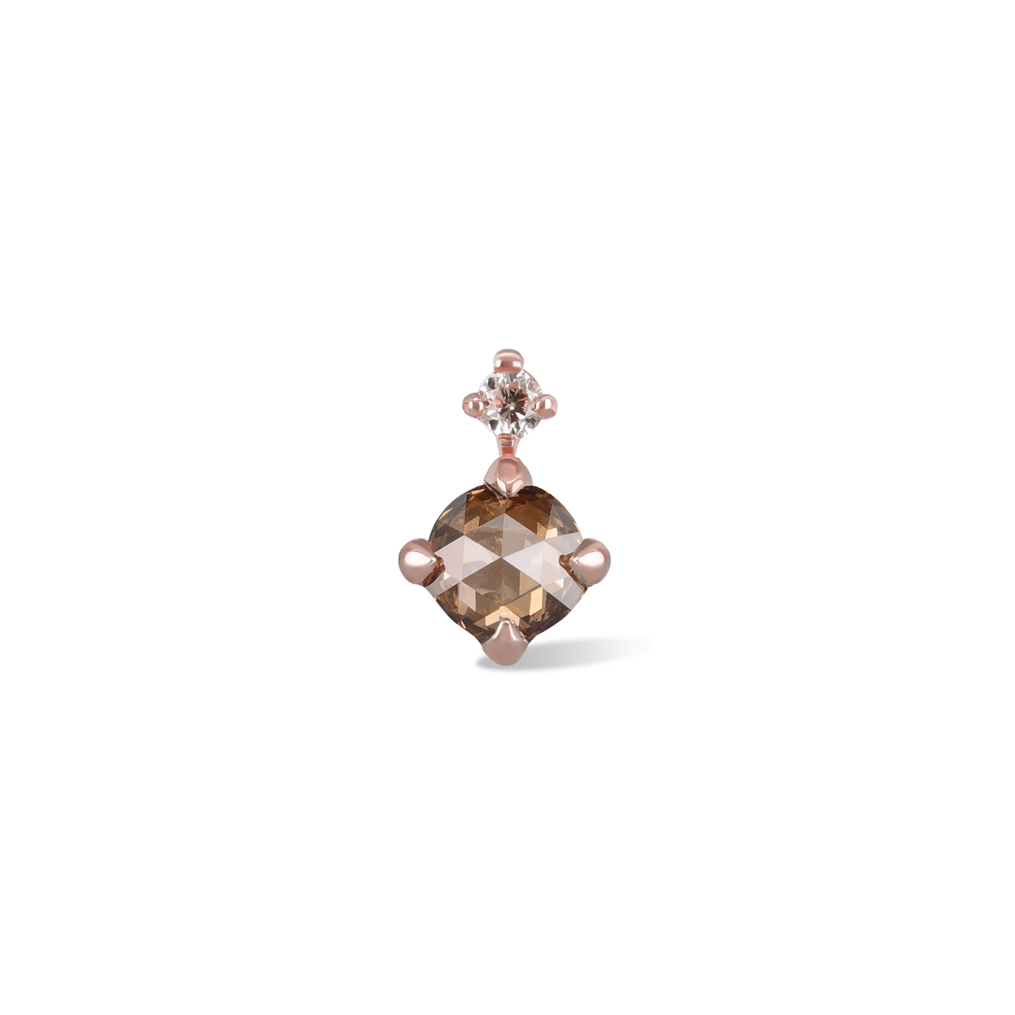 Wren • Natural Rose Cut Diamond Flat Back