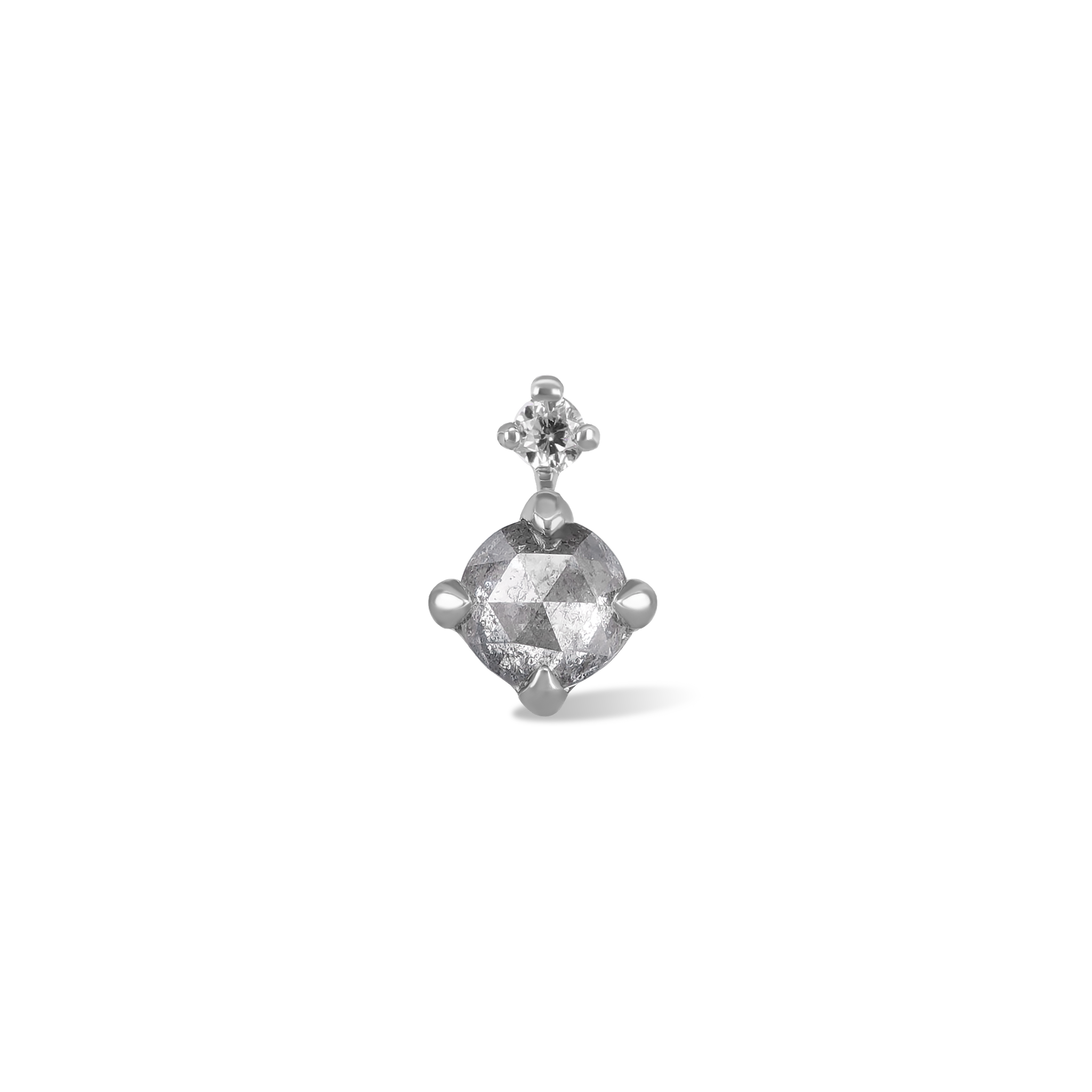 Wren • Natural Rose Cut Diamond Flat Back