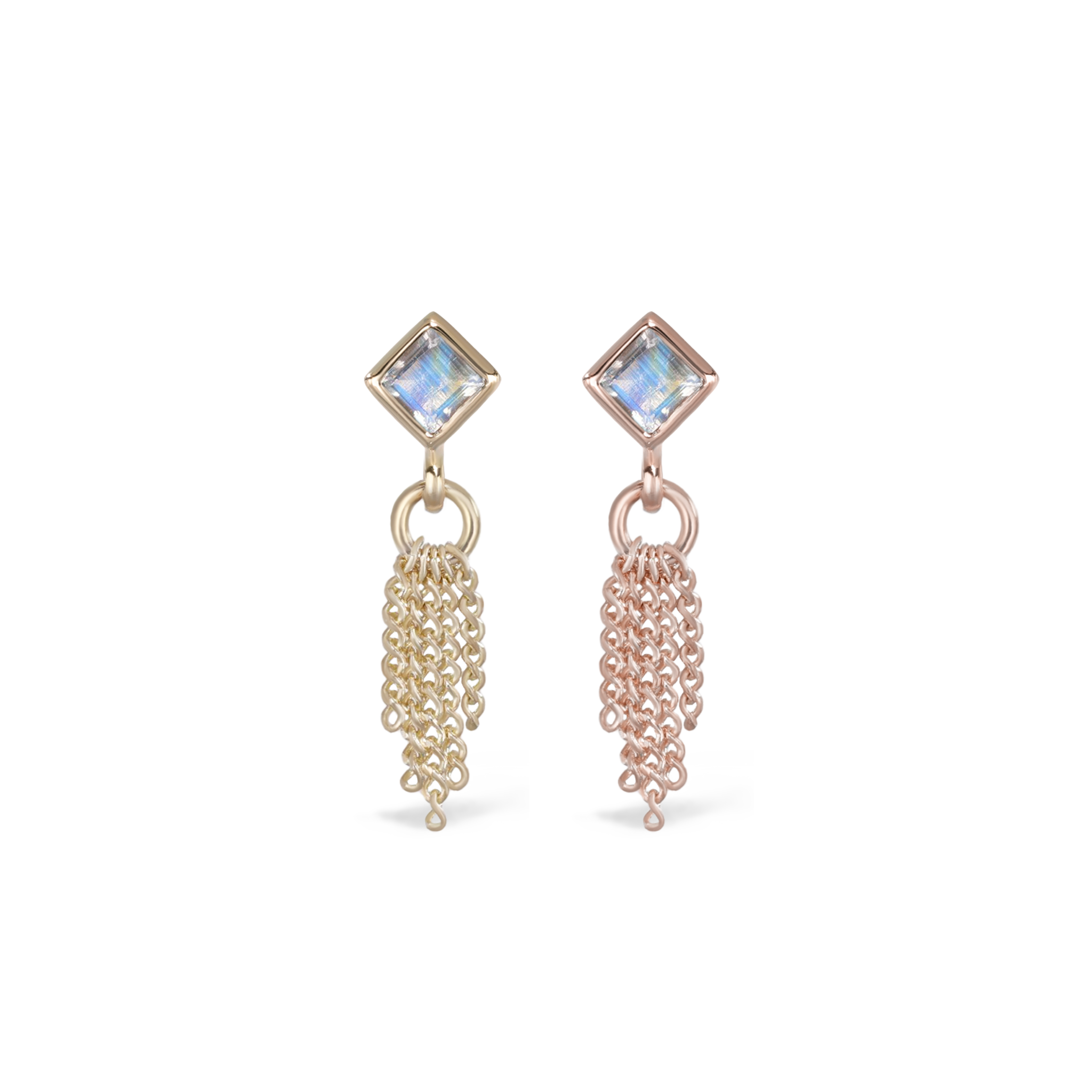 Miel • Rainbow Moonstone 5 C-Chain Tassel